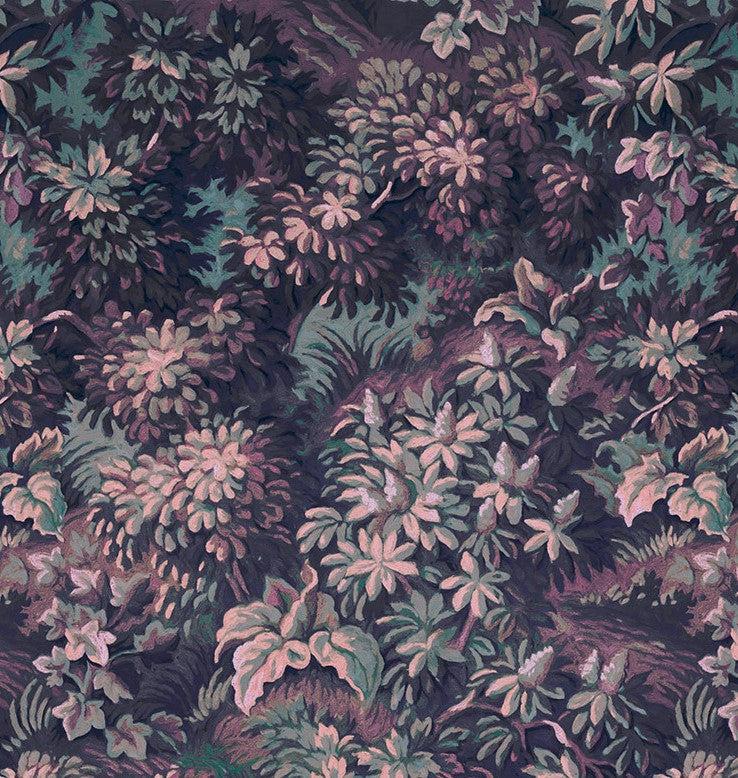 Botanique Aubergine Mural Wallpaper - Image 4