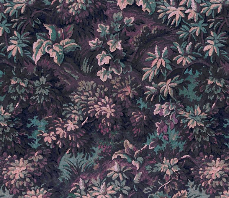 Botanique Aubergine Mural Wallpaper - Image 5