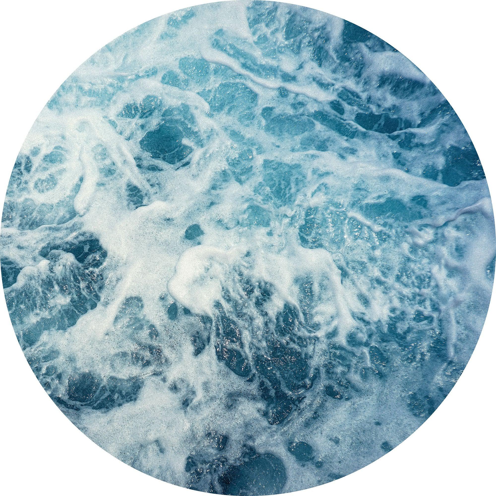 Ocean Wash Circle Wallpaper (Self-Adhesive) - Image 3
