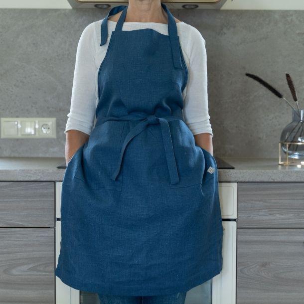 Ona Pure Linen Apron - Image 3