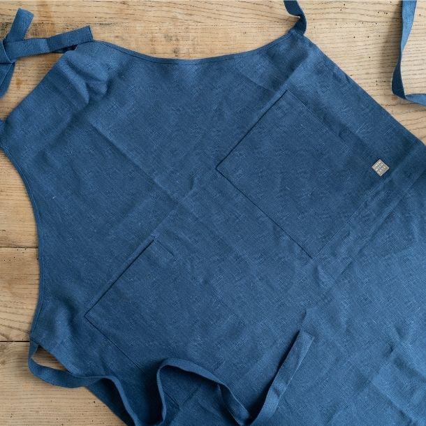 Ona Pure Linen Apron - Image 9