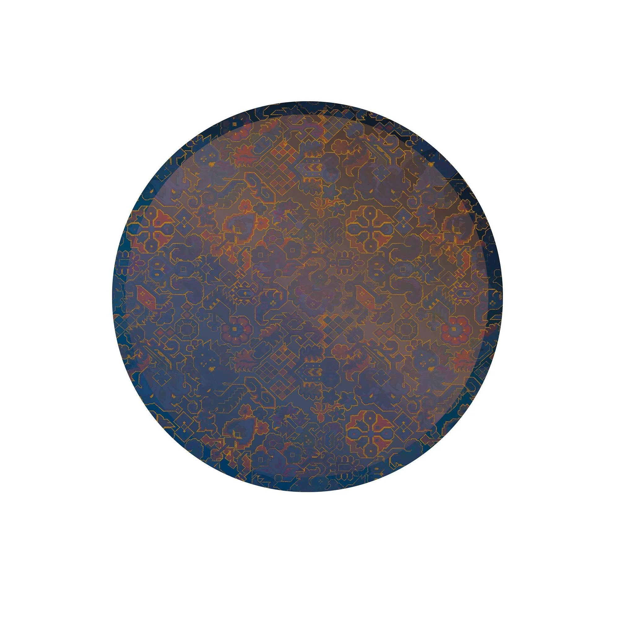 Ornament Intense Circle Wallpaper (Self-Adhesive) - Image 2