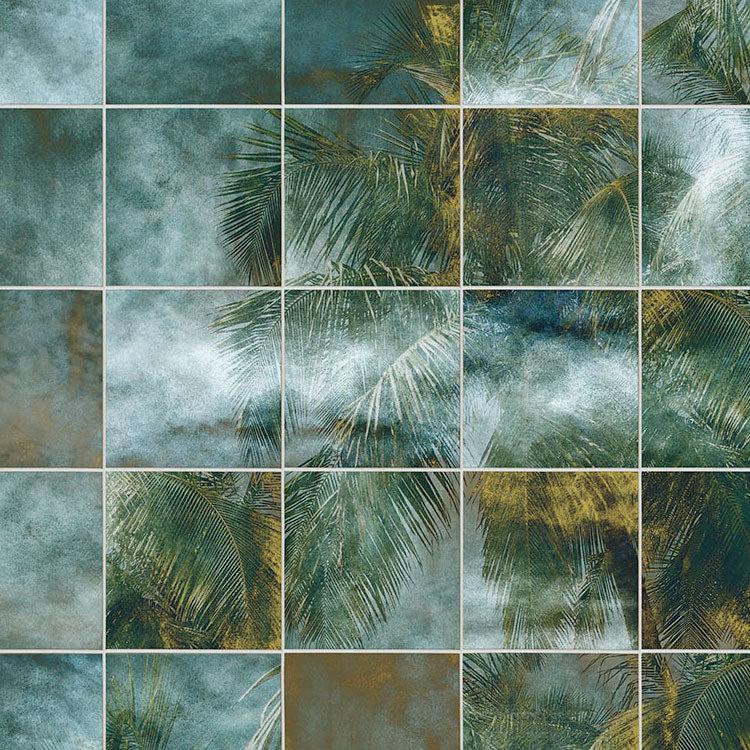 Palm Squares Mural Wallpaper - Image 6