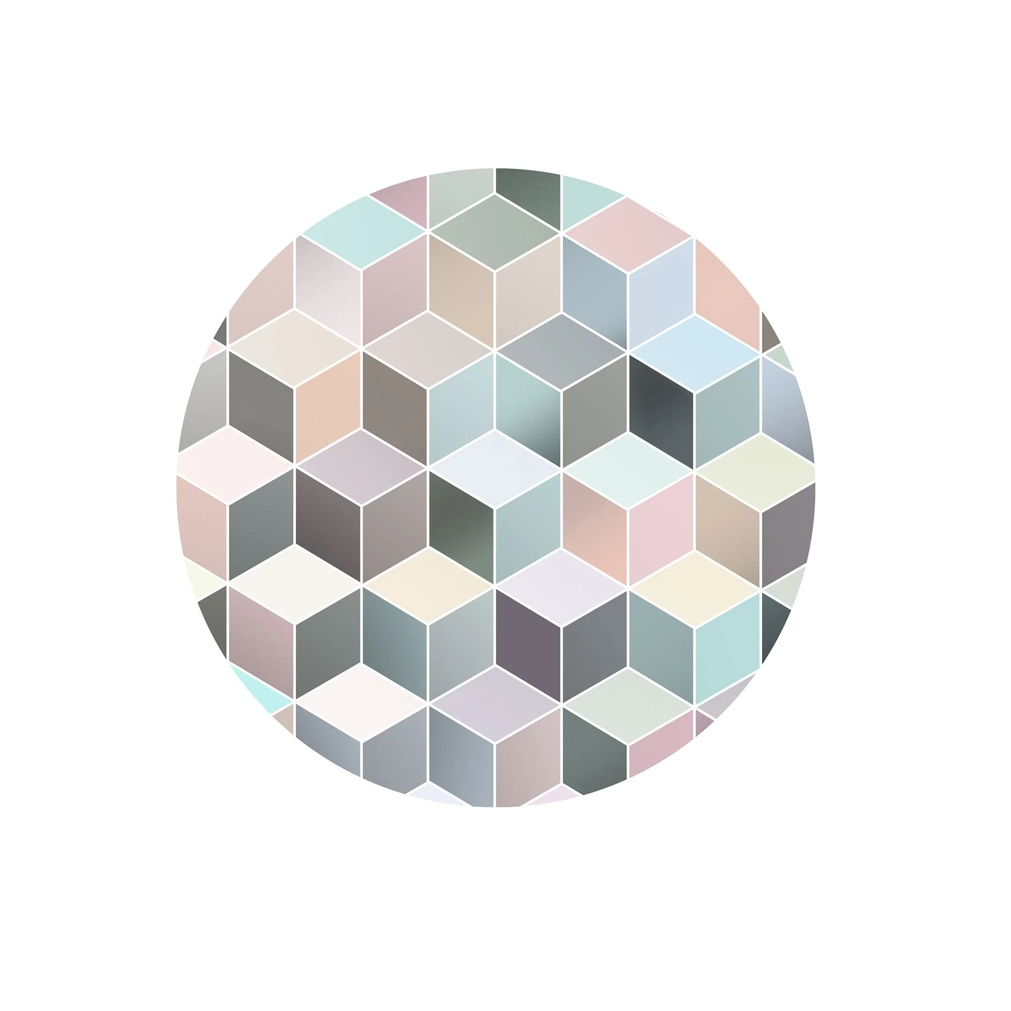 Pastel Prisms Self-Adhesive Wallpaper - Image 2