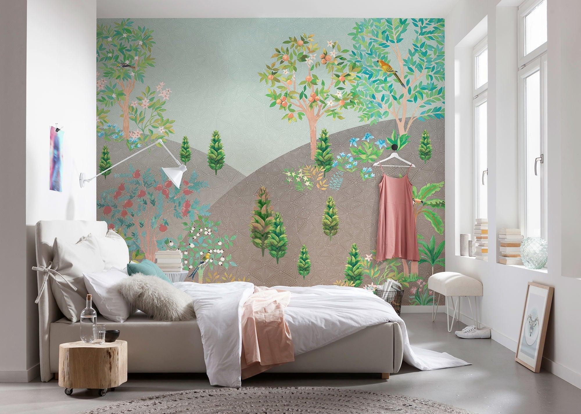 Persian Garden Mural Wallpaper