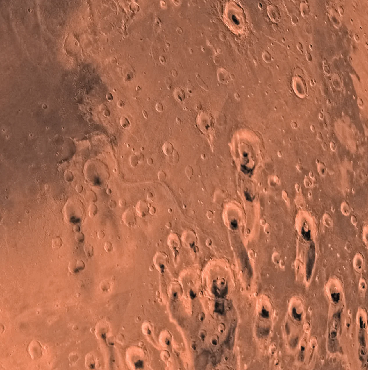 Planet Mars Circle Wallpaper (Self-Adhesive) - Image 6