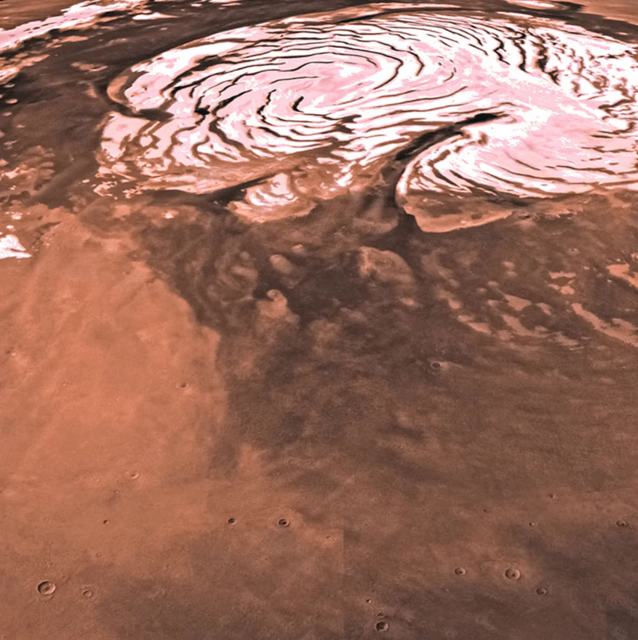 Planet Mars Circle Wallpaper (Self-Adhesive) - Image 7