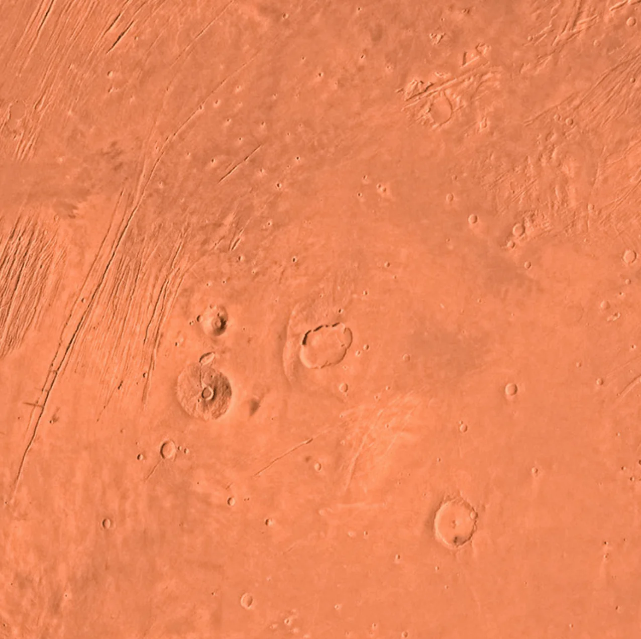 Planet Mars Circle Wallpaper (Self-Adhesive) - Image 8