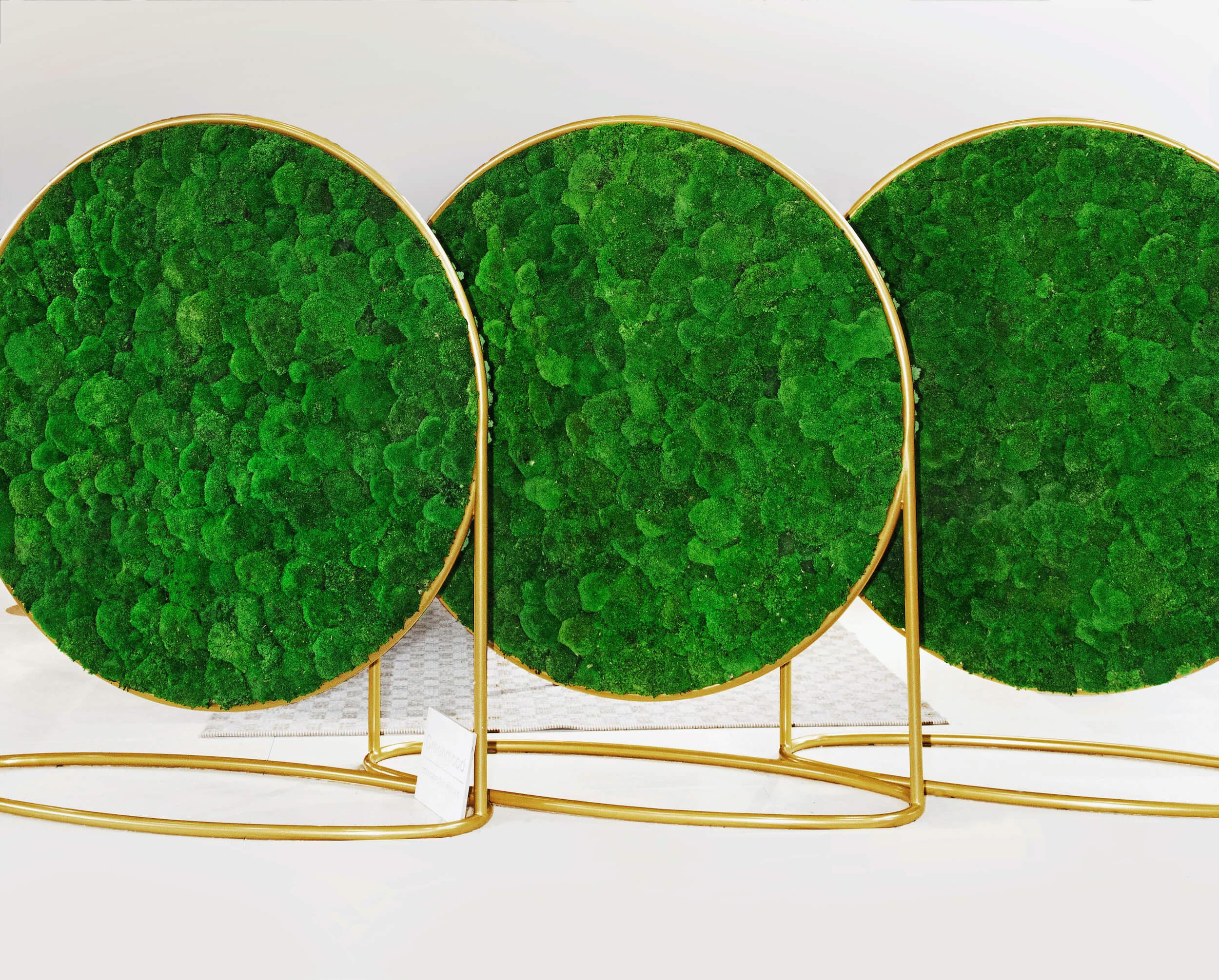 Standing Circles Moss Wall Art - Image 10