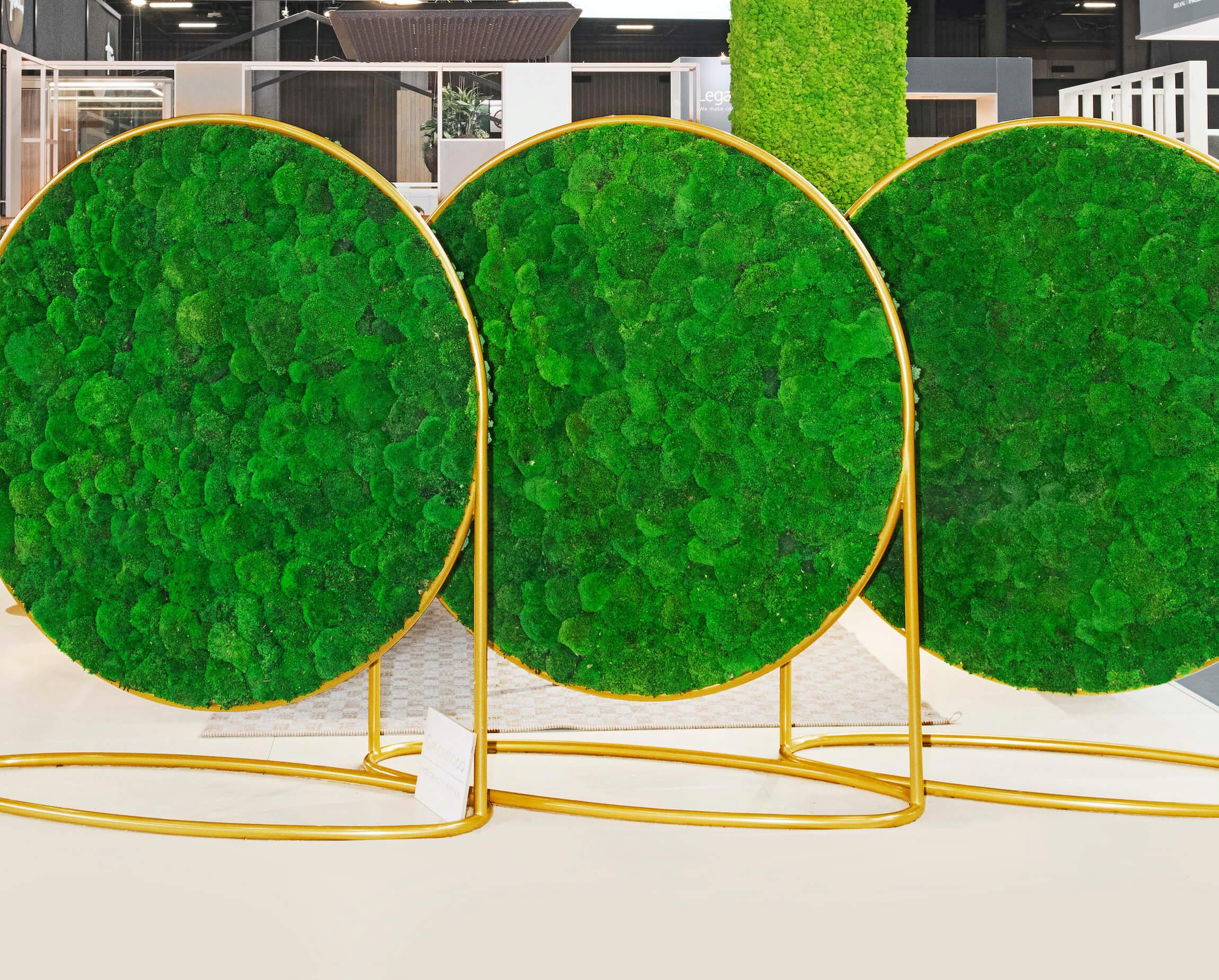 Standing Circles Moss Wall Art - Image 11