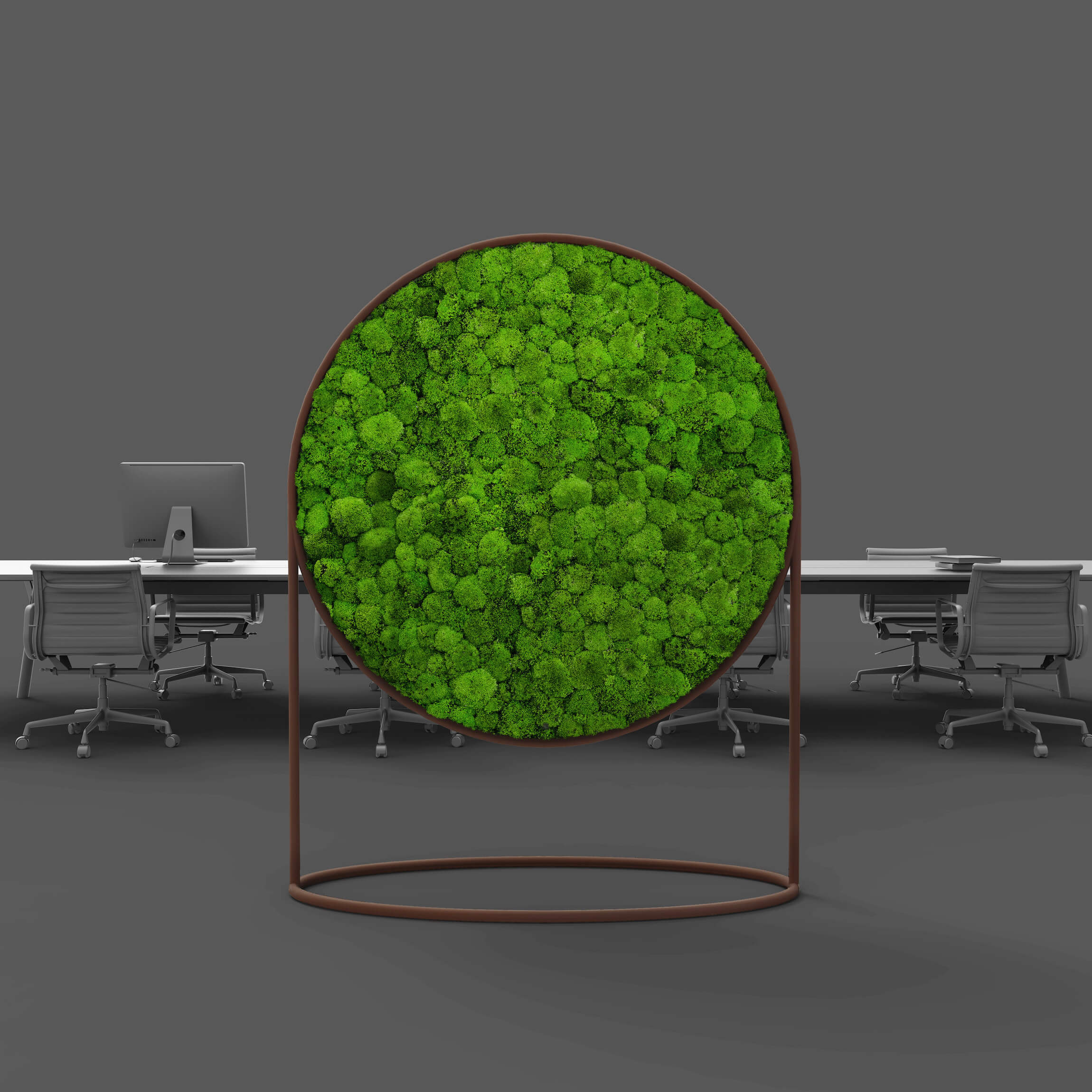 Standing Circles Moss Wall Art - Image 12