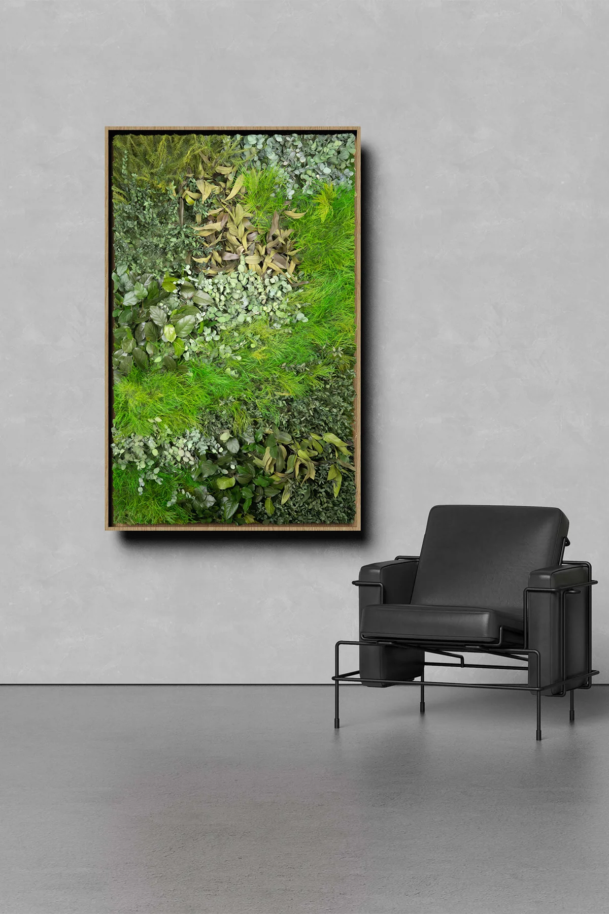 Textured Plant Framed Moss Wall Art - Image 10