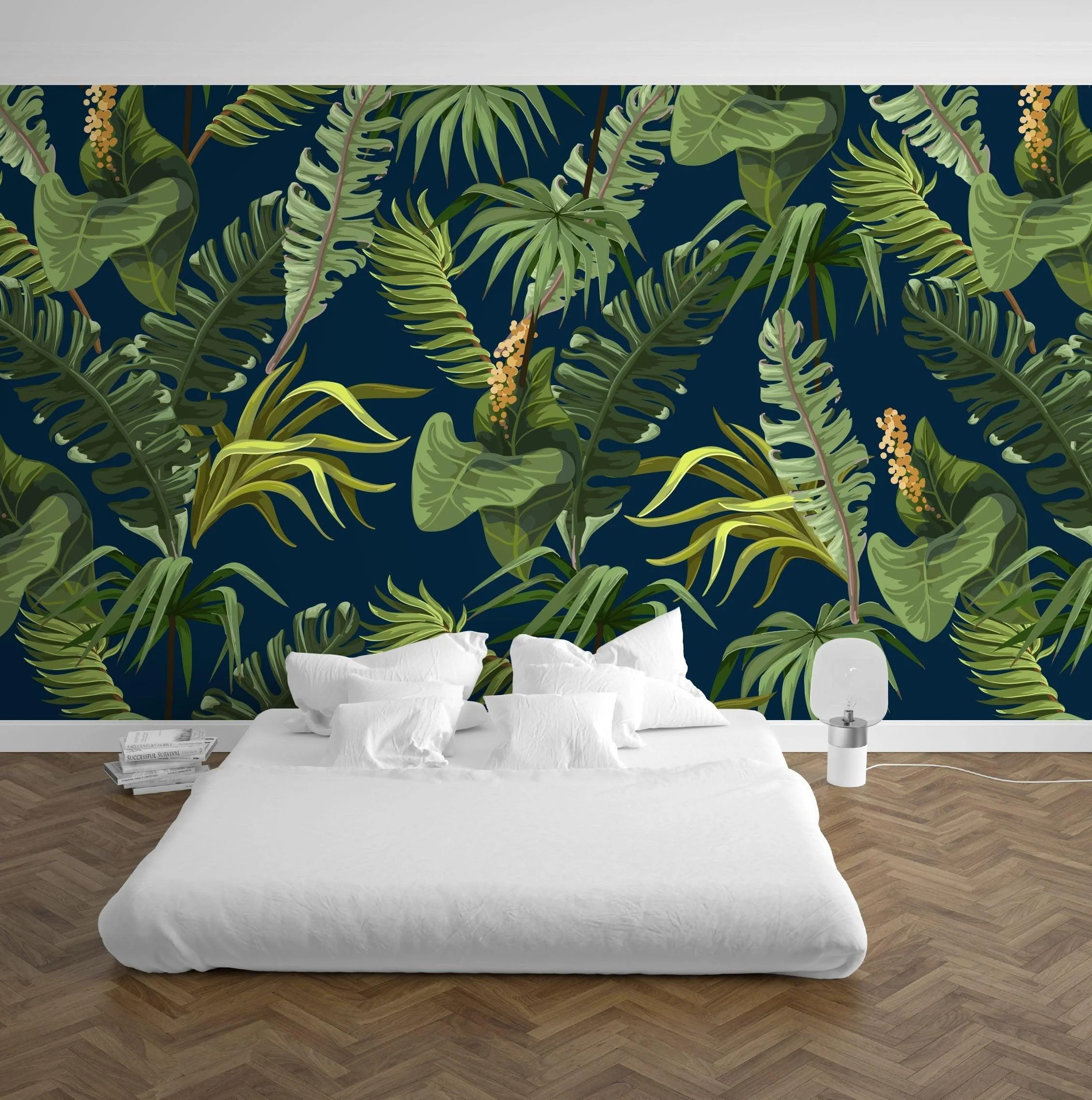 Royal Dark Palms Mural Wallpaper - Image 3