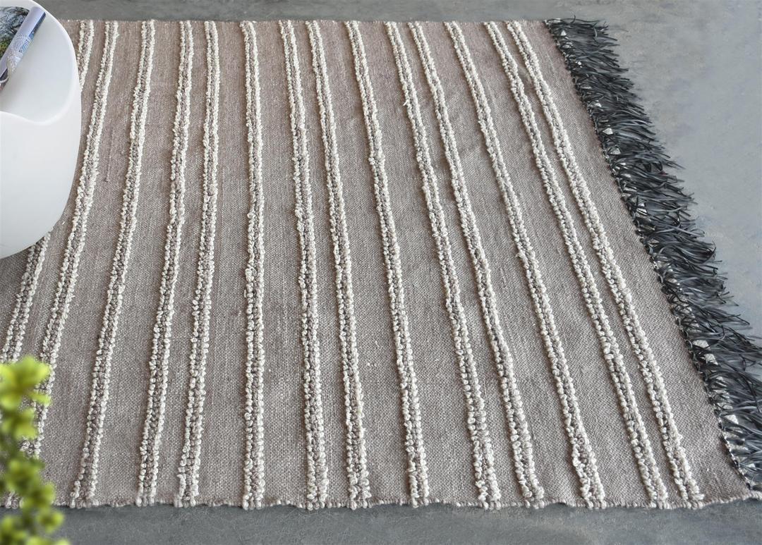 Dolores Recycled PET and Bicycle Tube Rug - Image 5