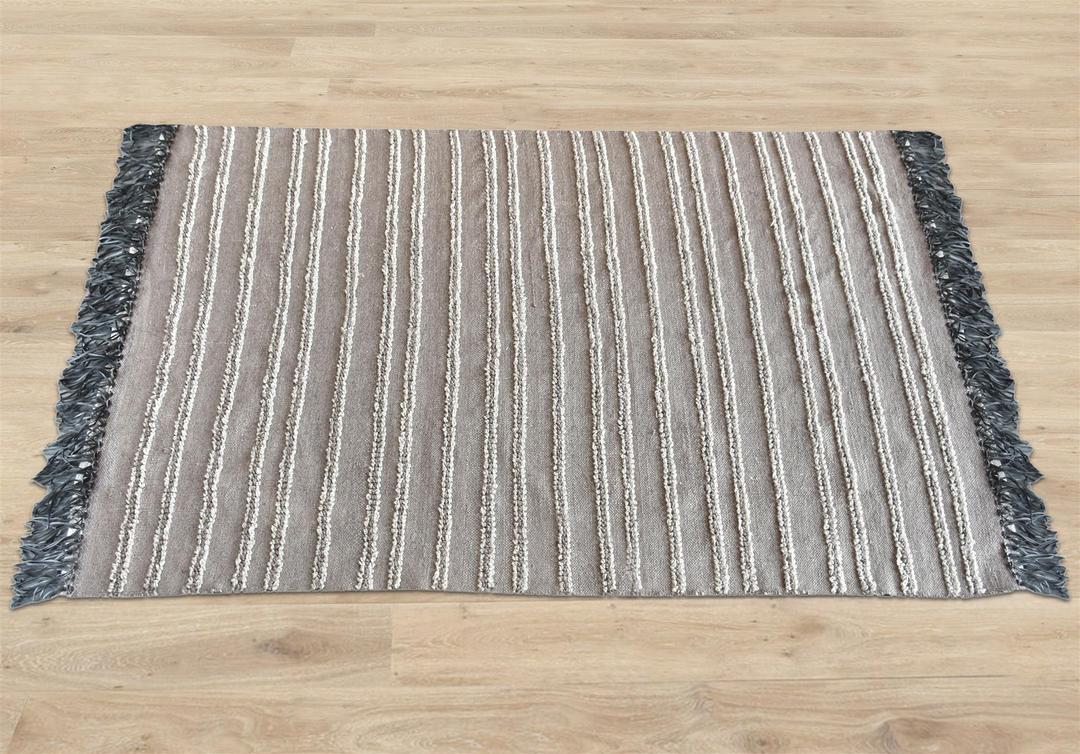 Dolores Recycled PET and Bicycle Tube Rug - Image 7