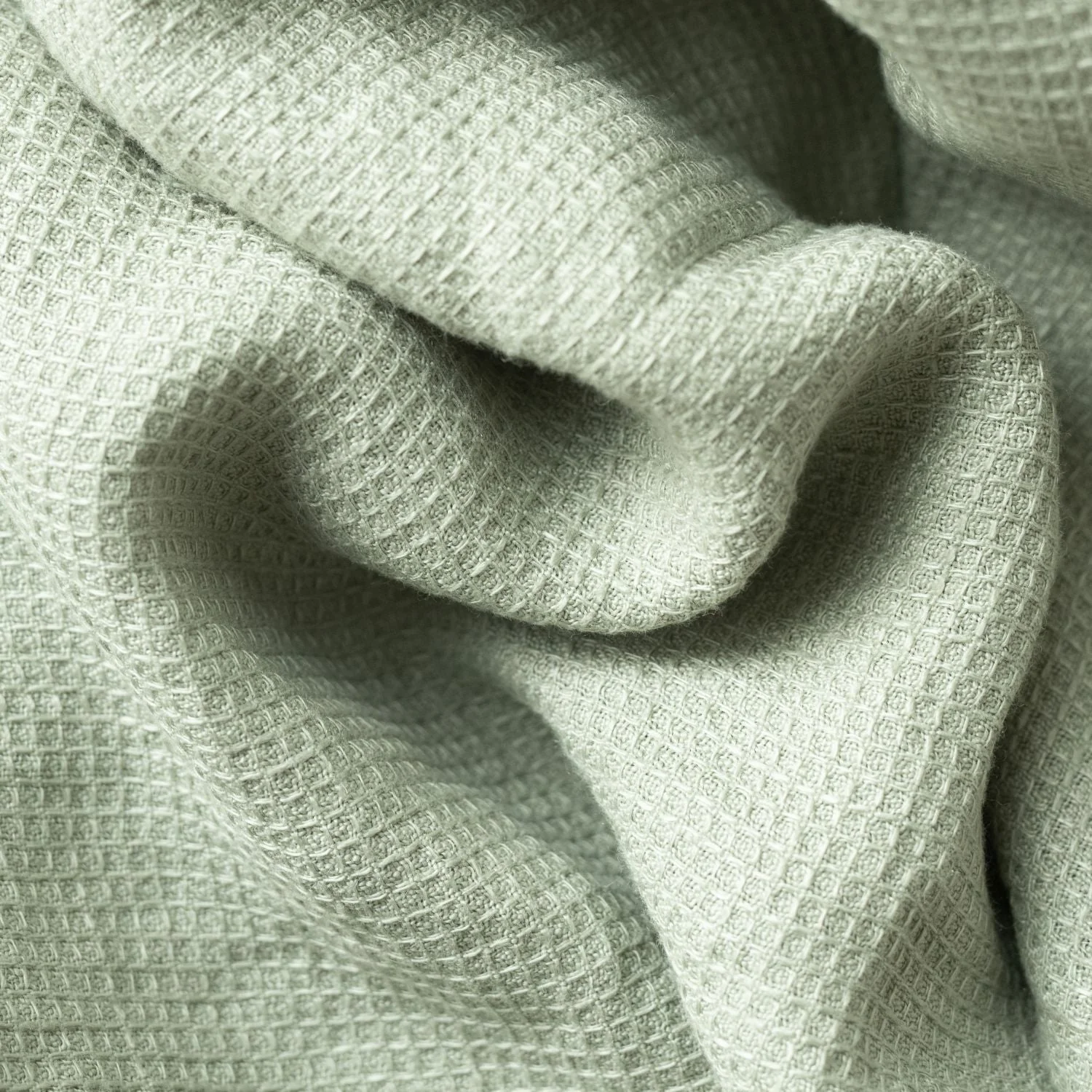 Sage Linen Fine Waffle Towel - Image 8