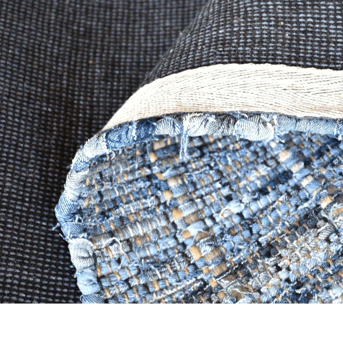 Harrier Recycled Fabric & Hemp Rug - Image 5