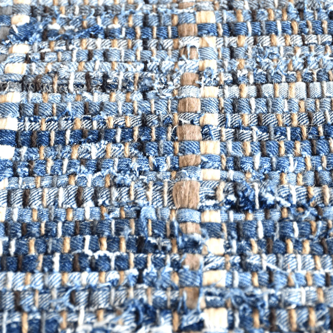 Harrier Recycled Fabric & Hemp Rug - Image 4