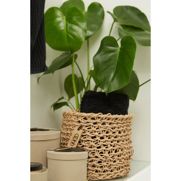 Natural Black Handwoven Paper Baskets (Set of 18) - Image 3