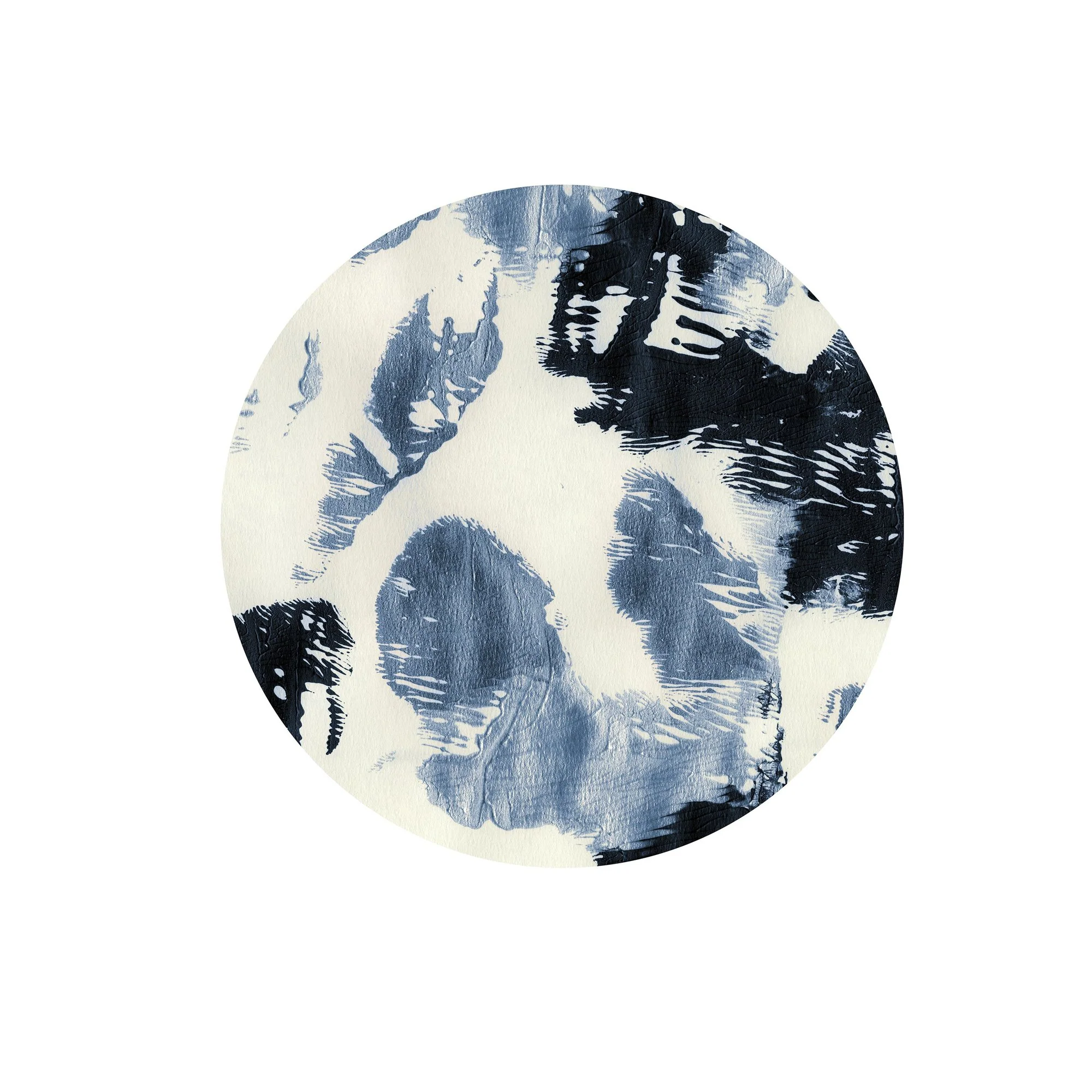 Shades of Blue Circle Wall Art (Self-Adhesive) - Image 2