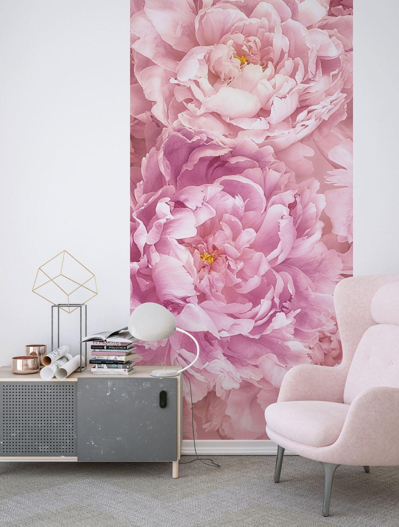 Soave Pink Blossom Mural Wallpaper - Image 3