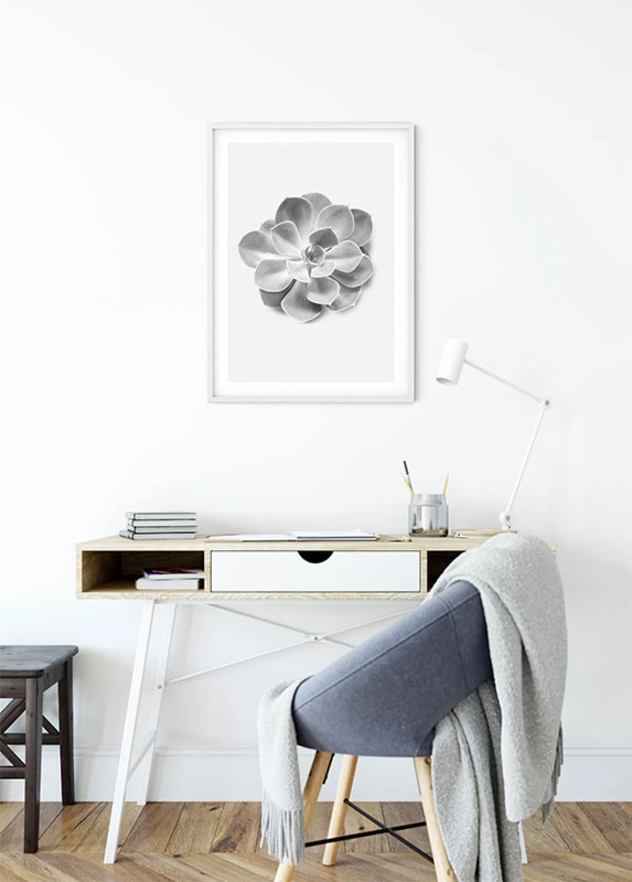 Succulent Aeonium Art Poster - Image 4