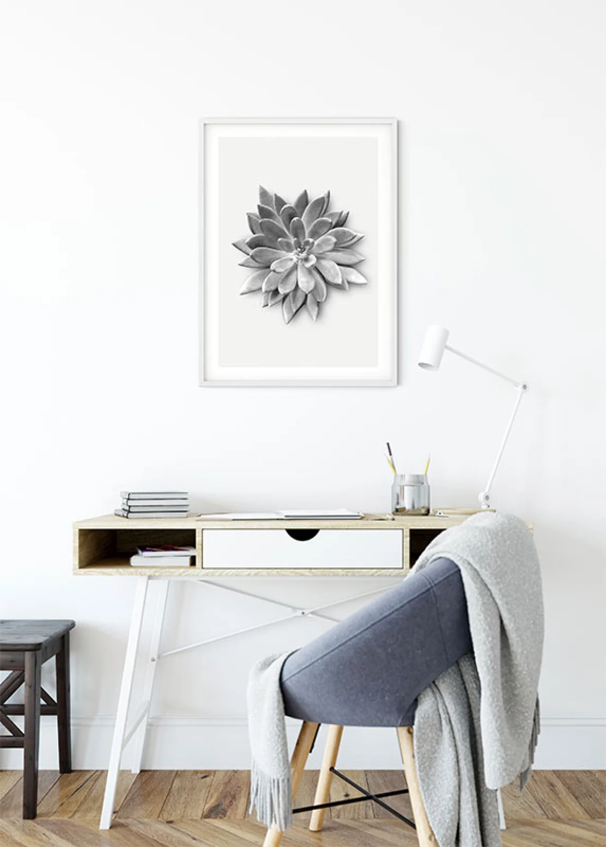 Succulent Agave Art Poster - Image 3