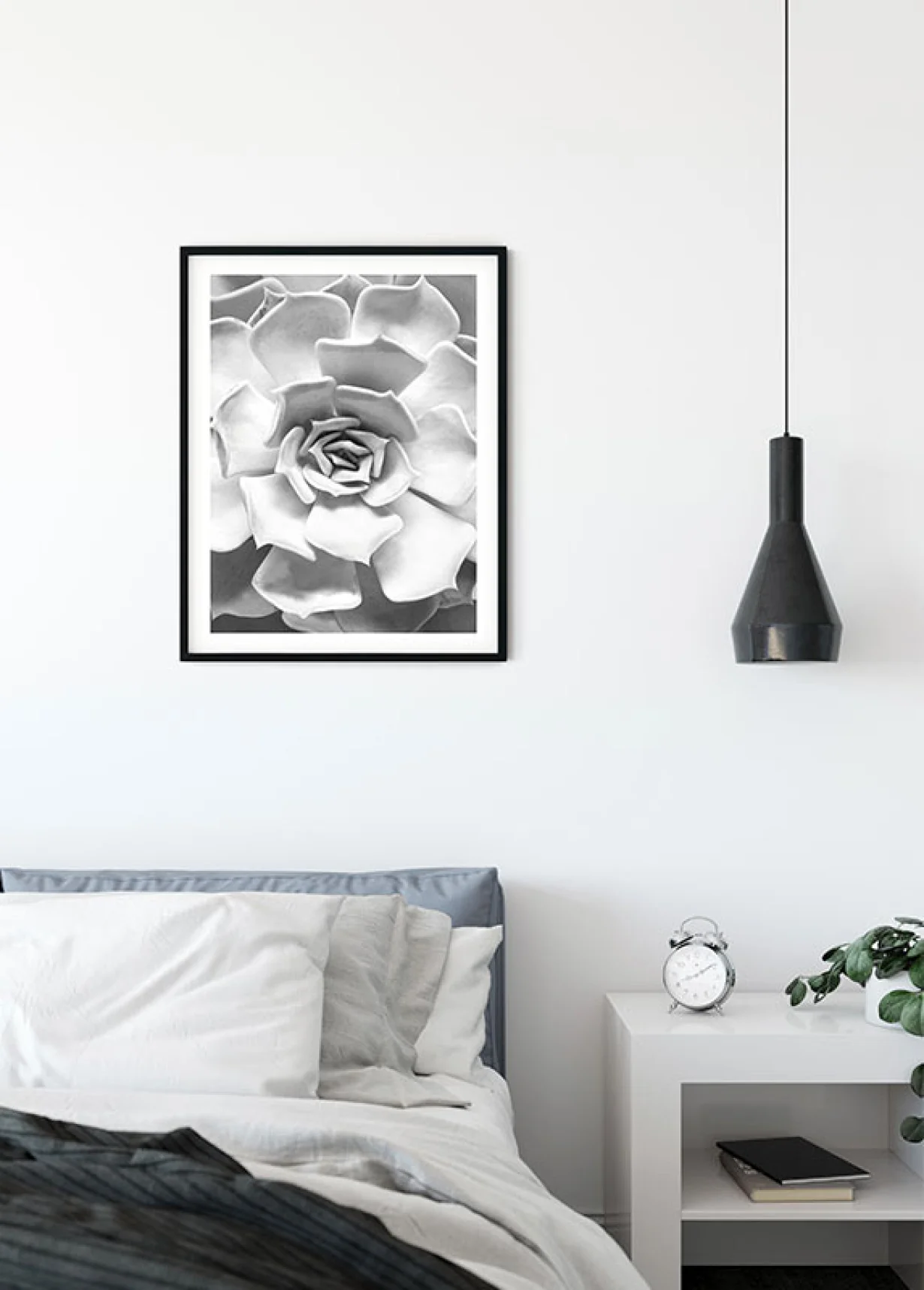 Succulent Closeup Art Poster - Image 4