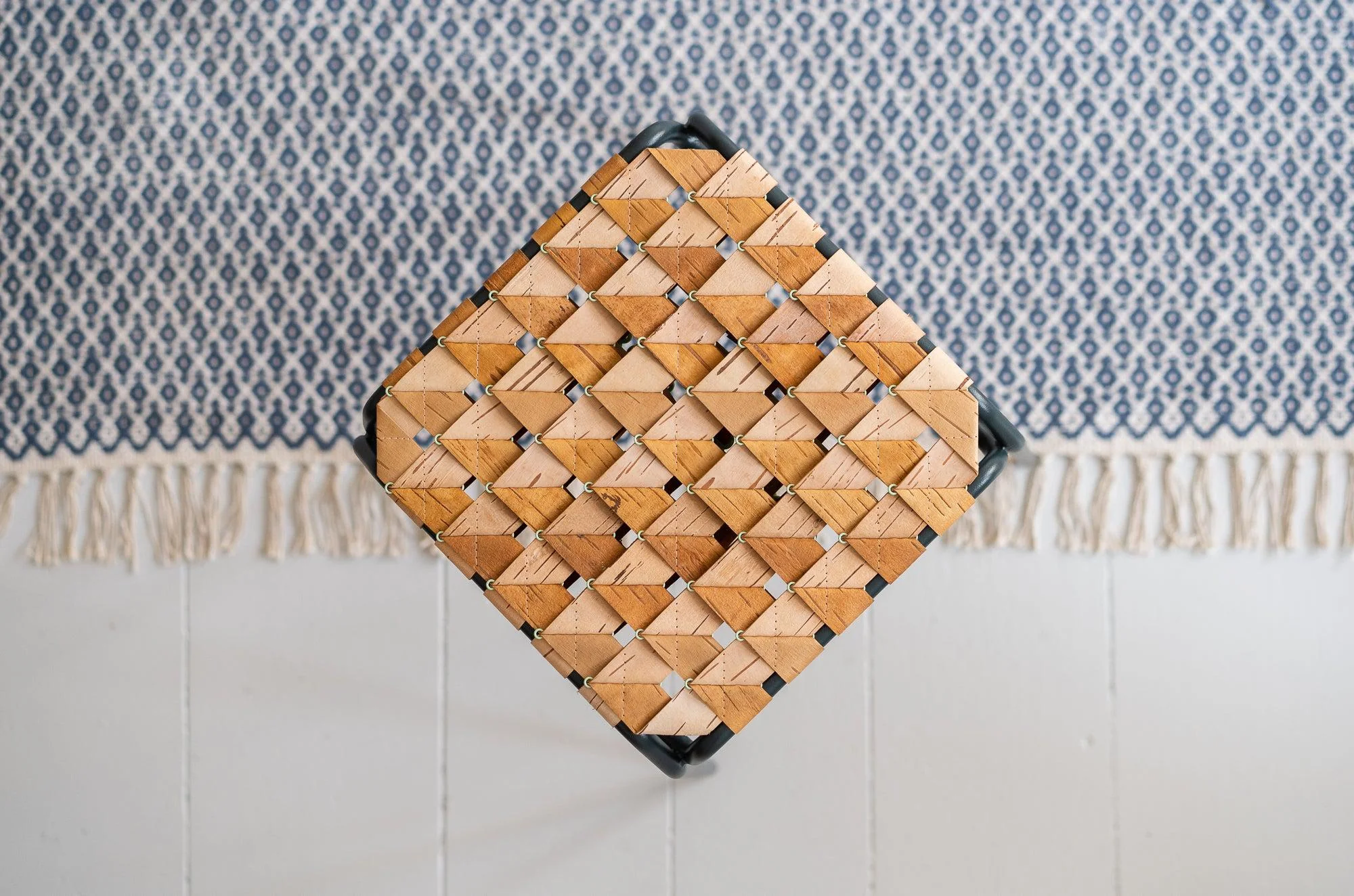 Taburet Birch Bark Bar Stool - Image 10