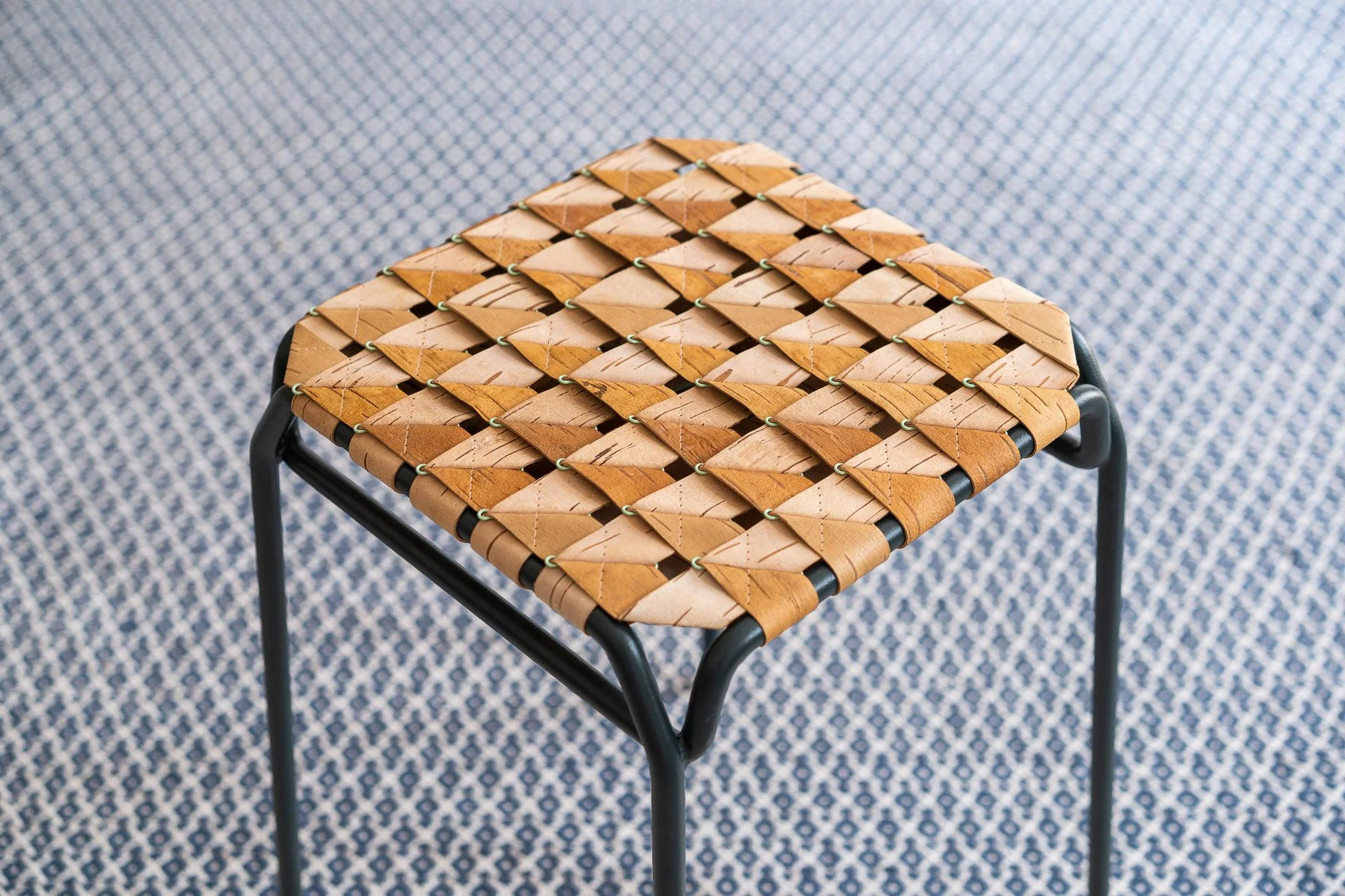 Taburet Birch Bark Bar Stool - Image 11