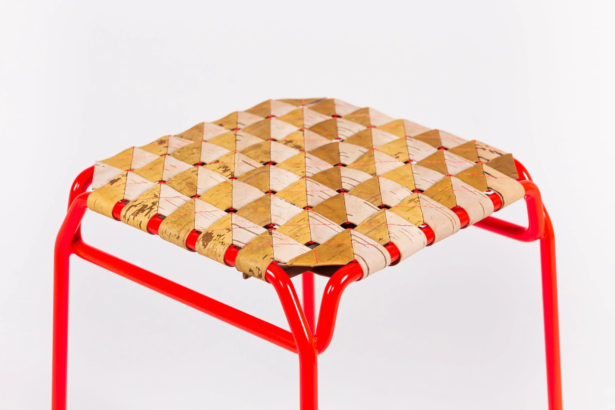 Taburet Birch Bark Bar Stool - Image 13