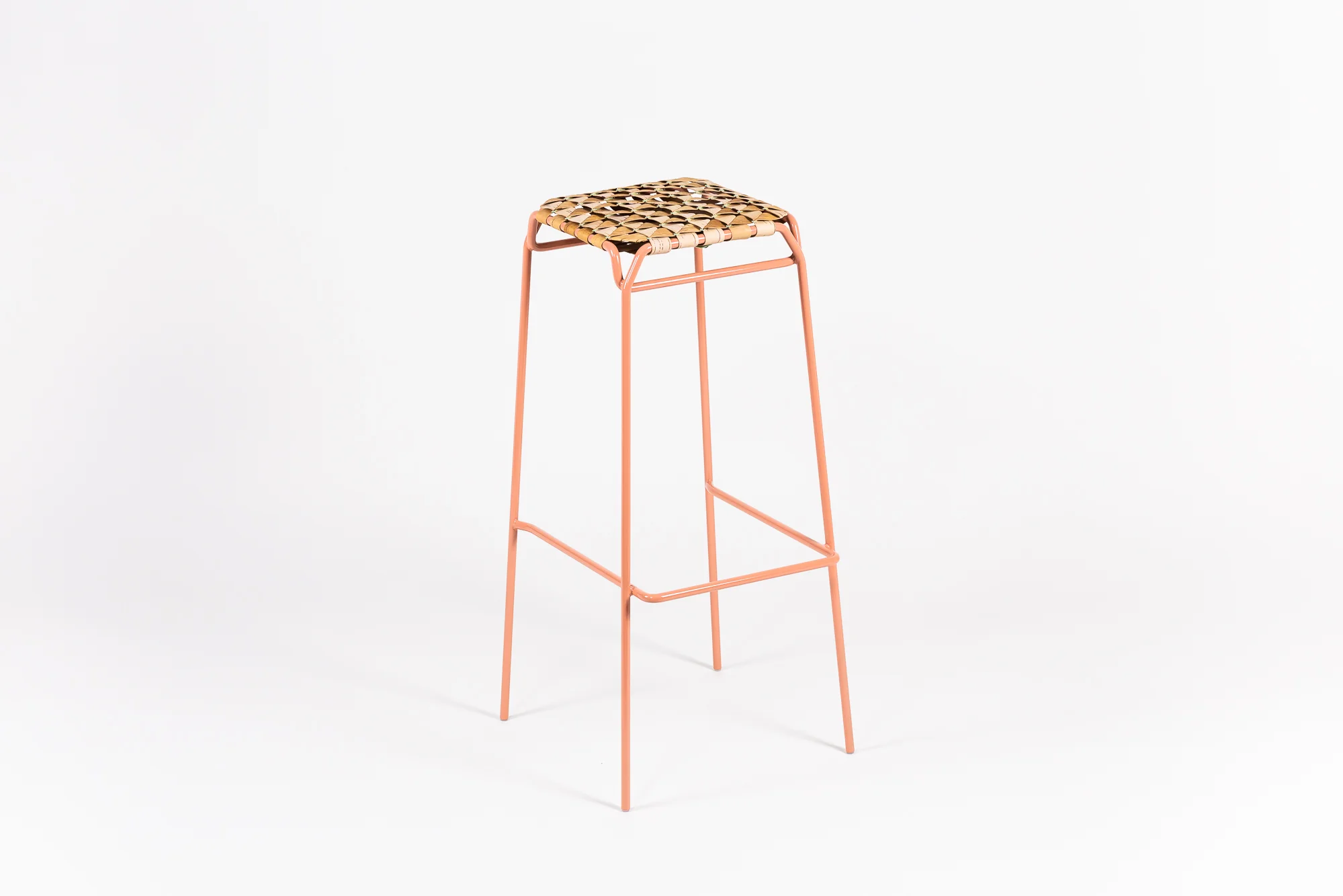 Taburet Birch Bark Bar Stool - Image 3