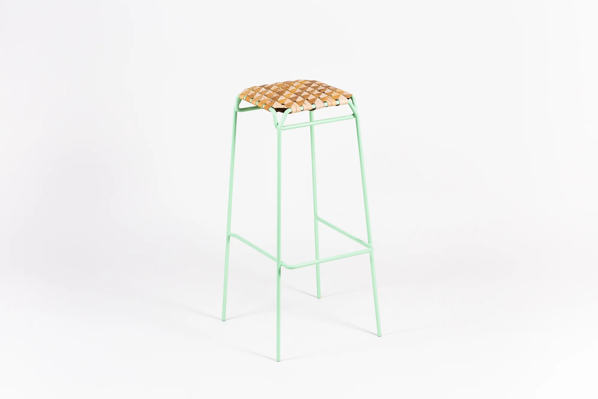 Taburet Birch Bark Bar Stool - Image 4