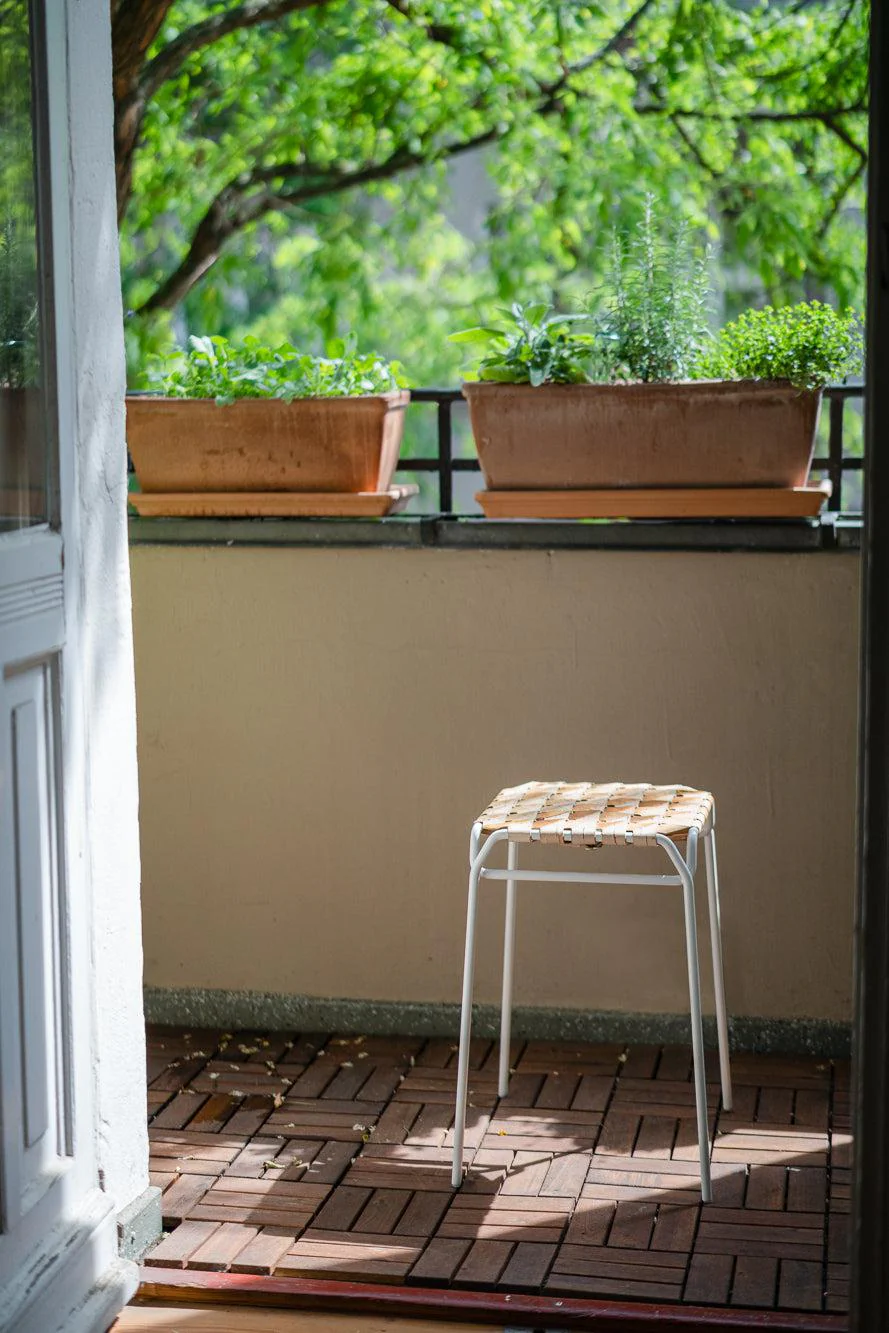Taburet Birch Bark Stool - Image 10