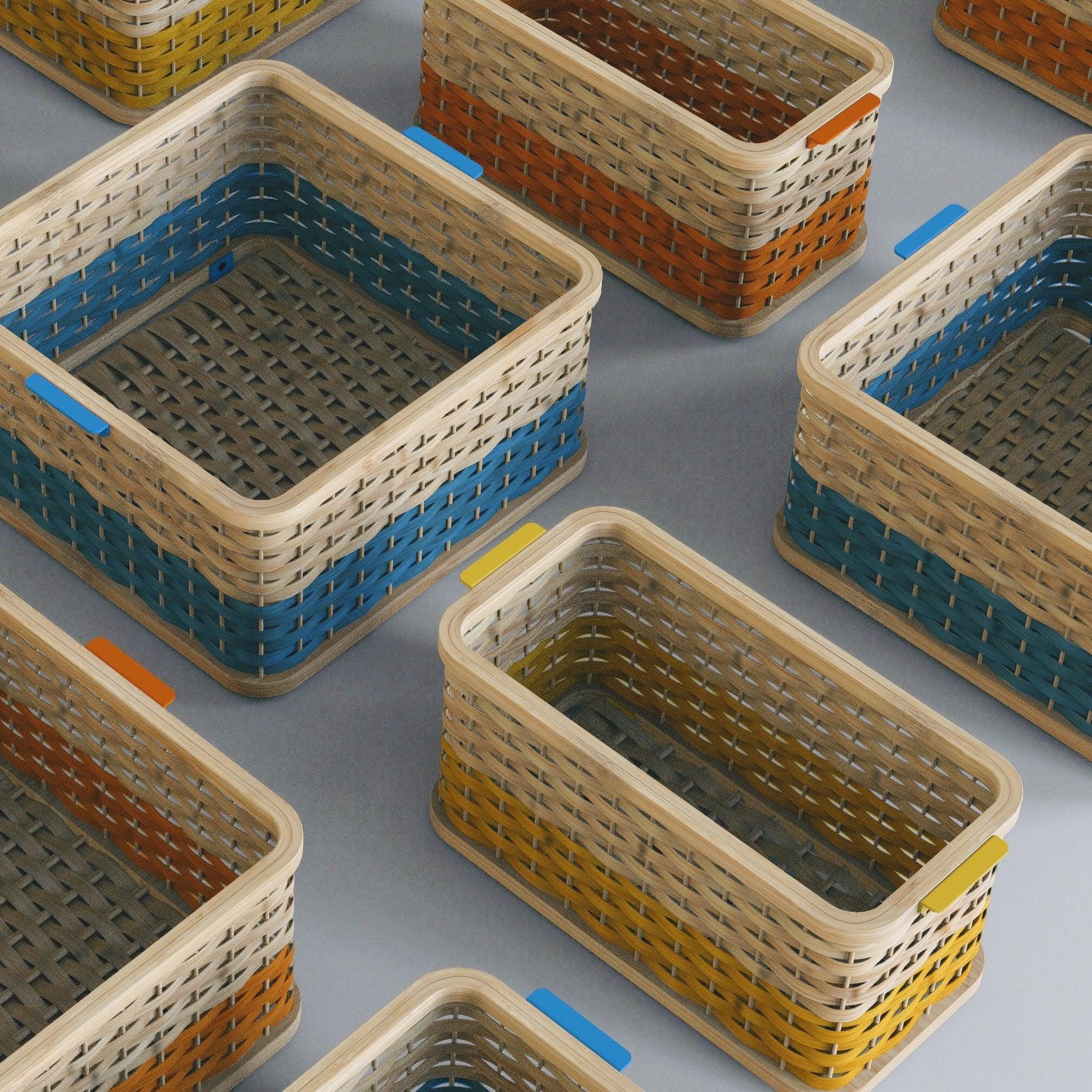 Stadium Small Bamboo Baskets - Image 2