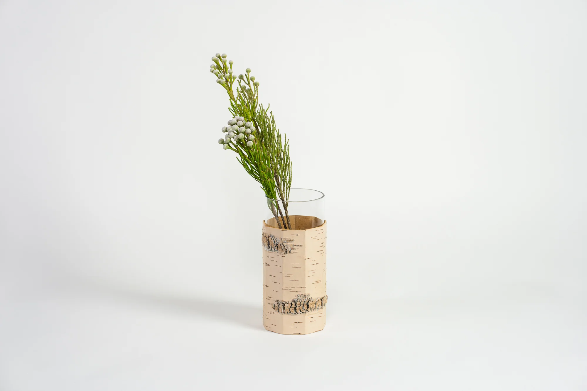 Tara Pikk Birch Bark Vases - Image 5