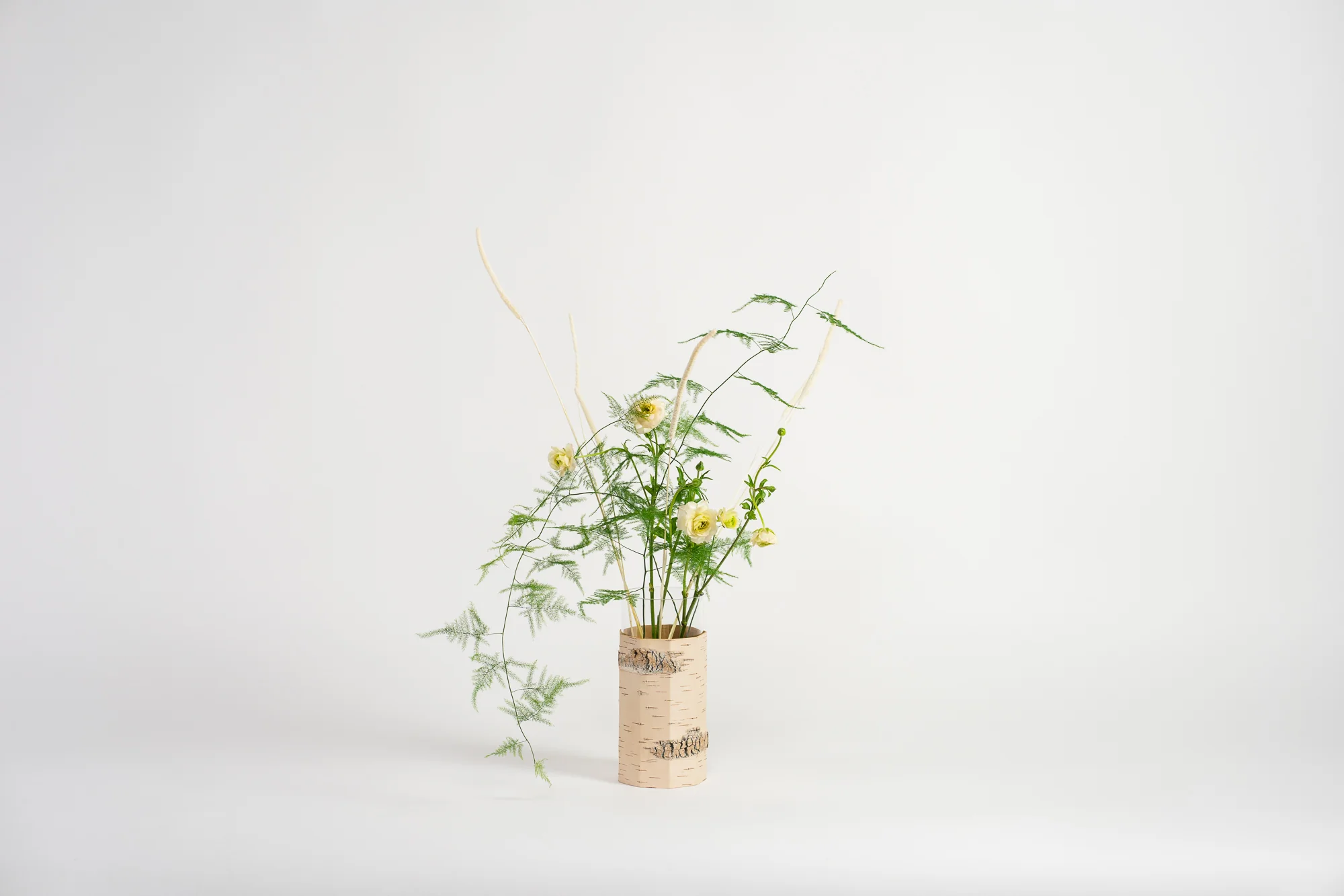 Tara Pikk Birch Bark Vases - Image 7