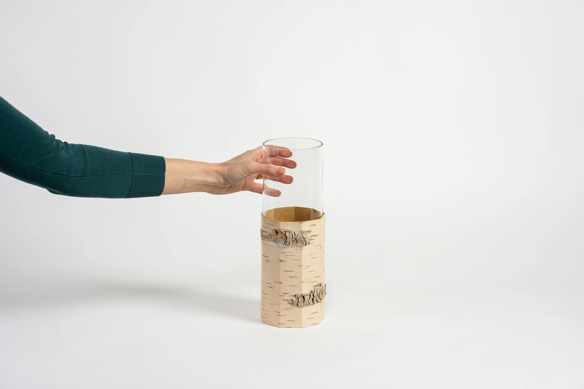 Tara Pikk Birch Bark Vases - Image 8