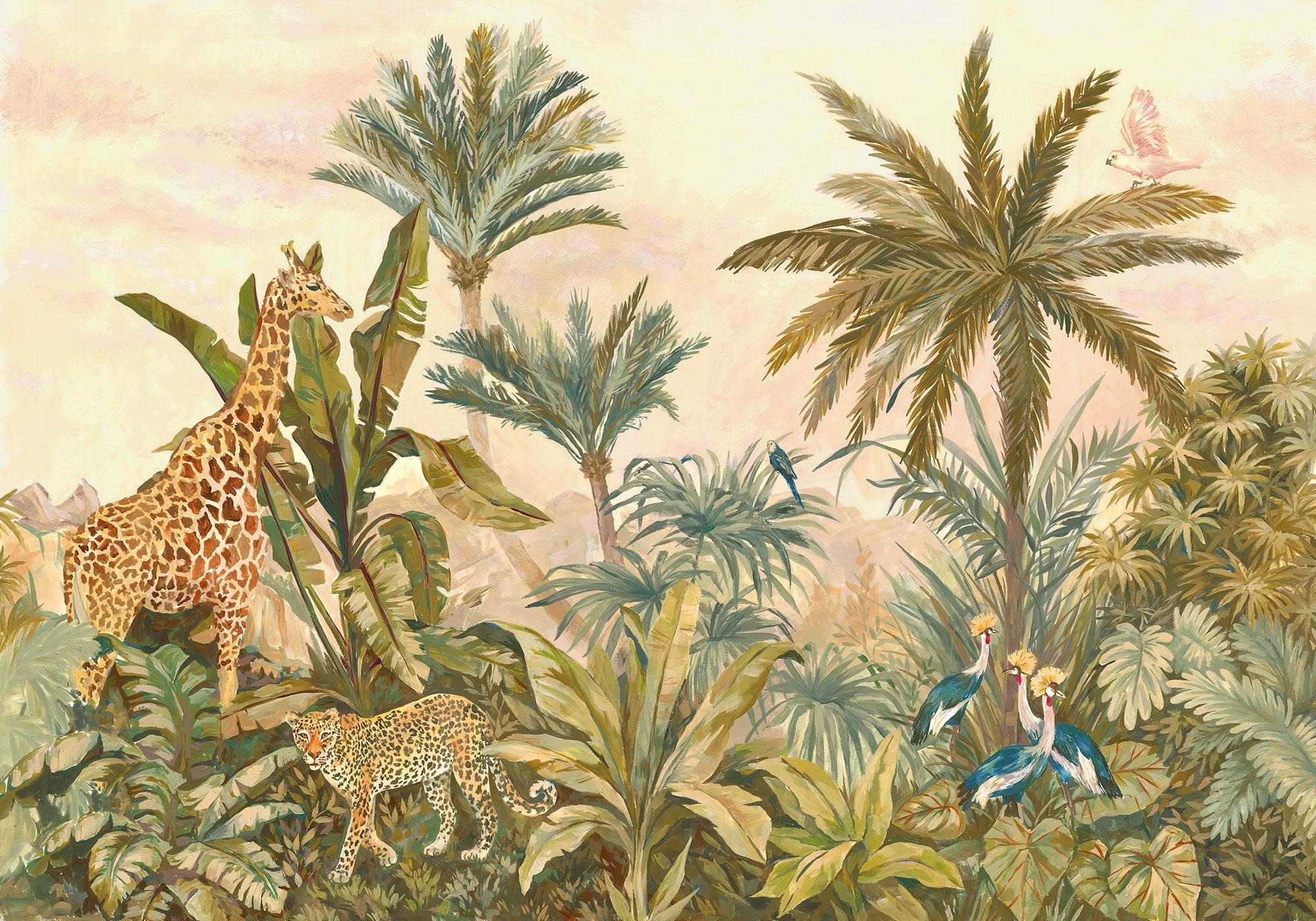 Tropical Vintage Garden Mural Wallpaper - Image 2
