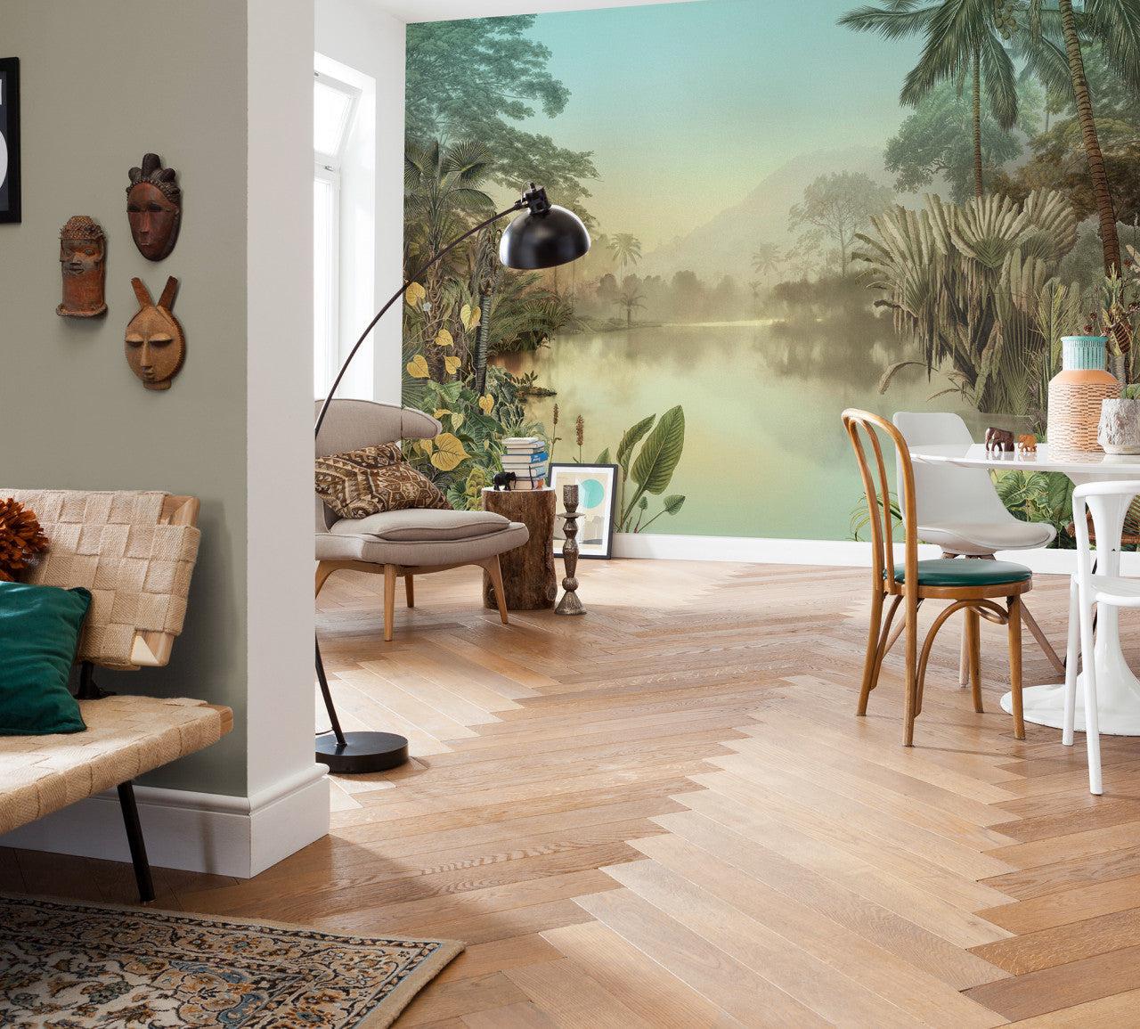 Lac Tropical Mural Wallpaper