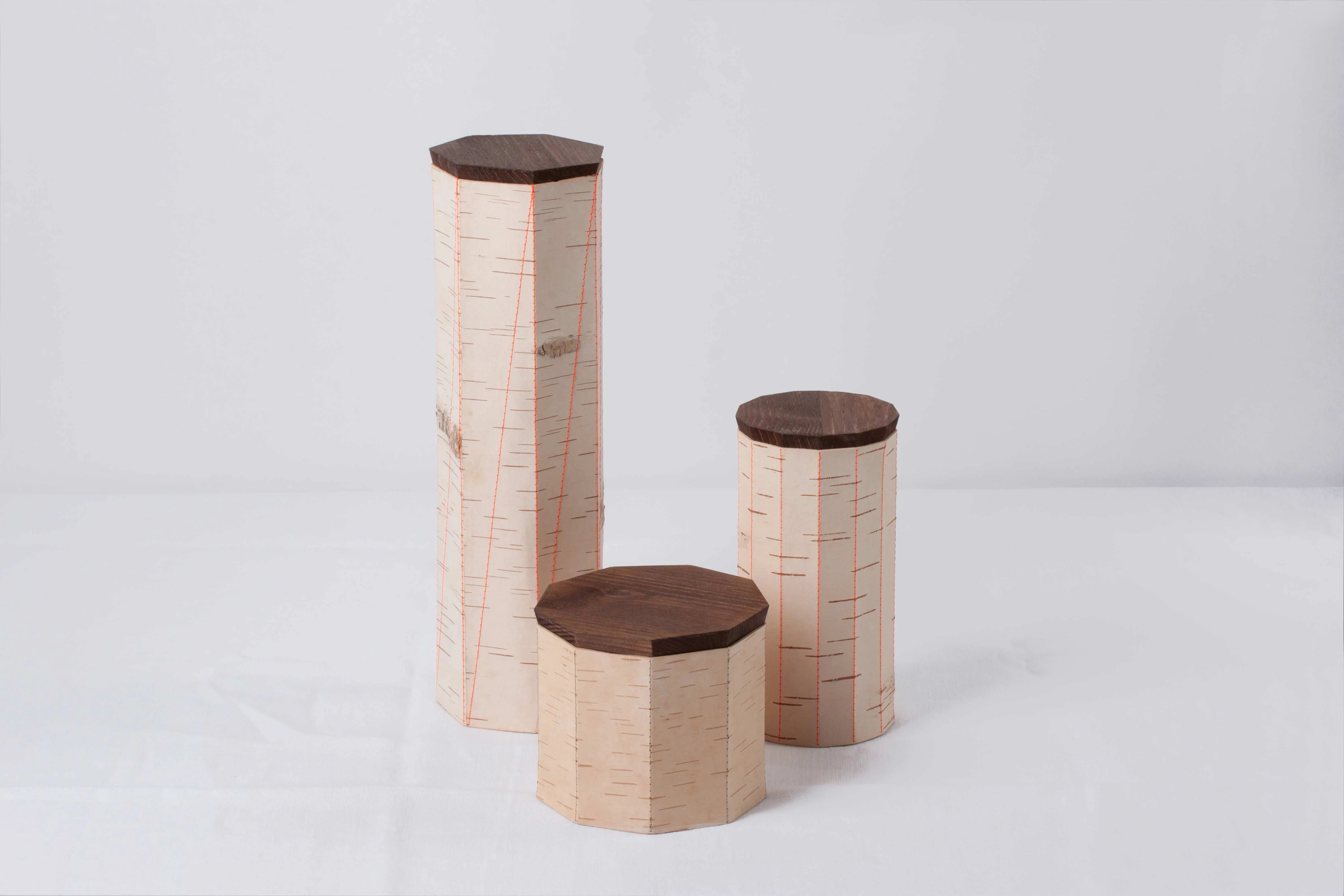 Tuesa Stitched Birch Bark Containers - Image 6