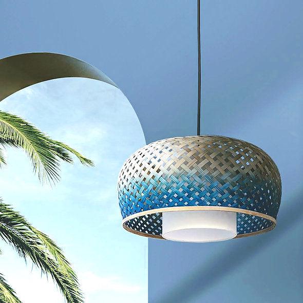 Tulip Bamboo Pendant Light - Image 2