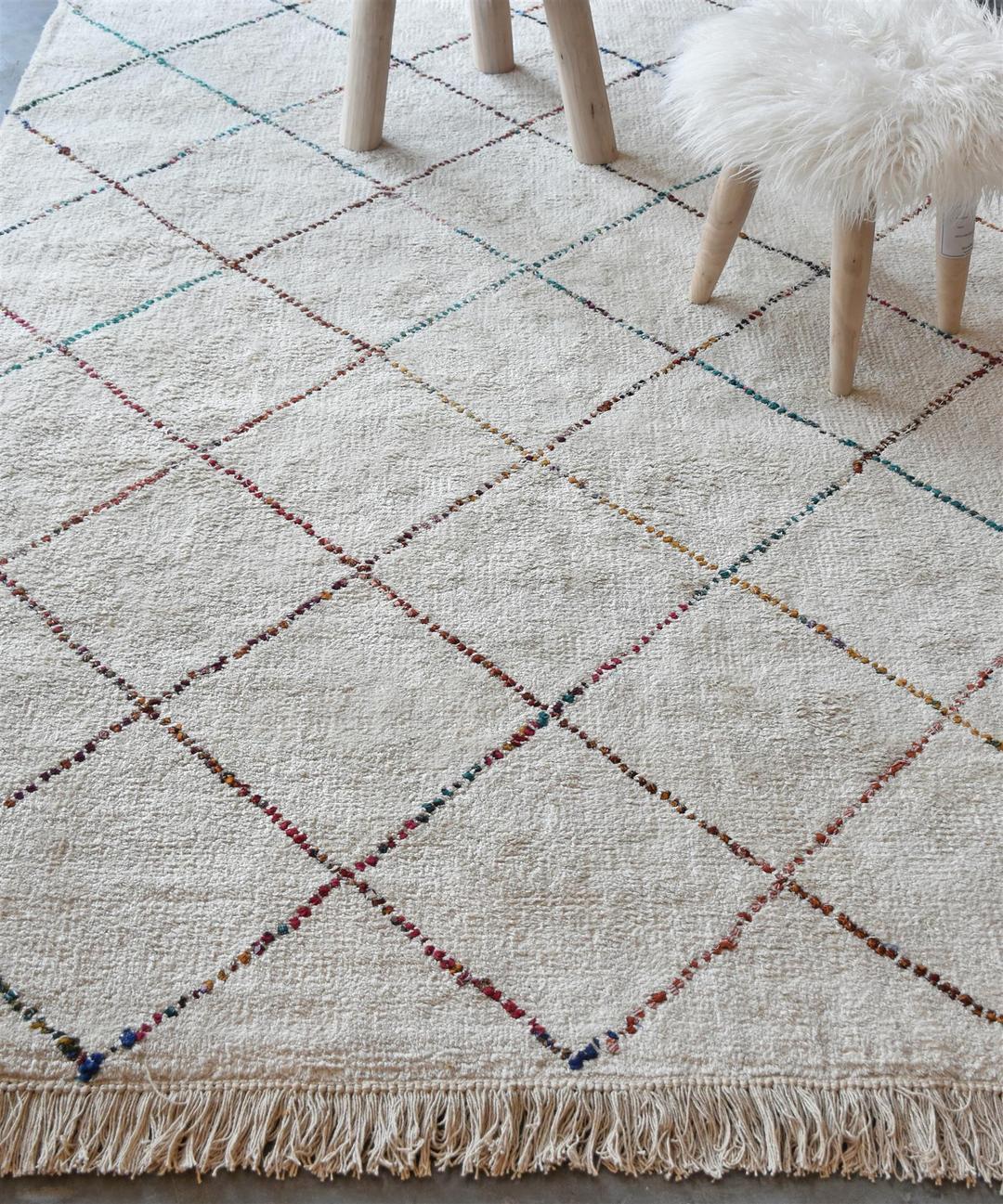 Turia Recycled Fabrics & Cotton Rug - Image 4