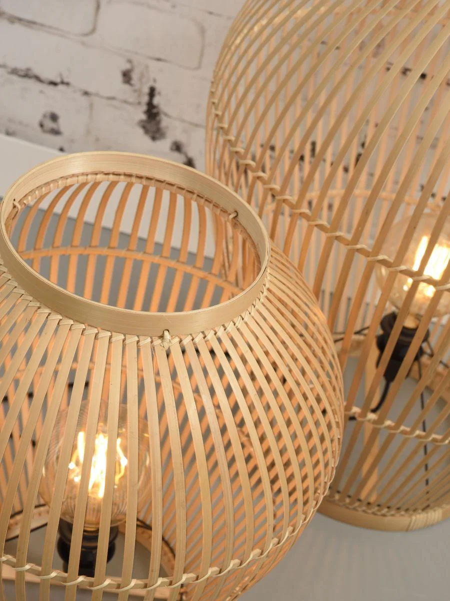 Tuvalu Bamboo Table Floor Light - Image 11