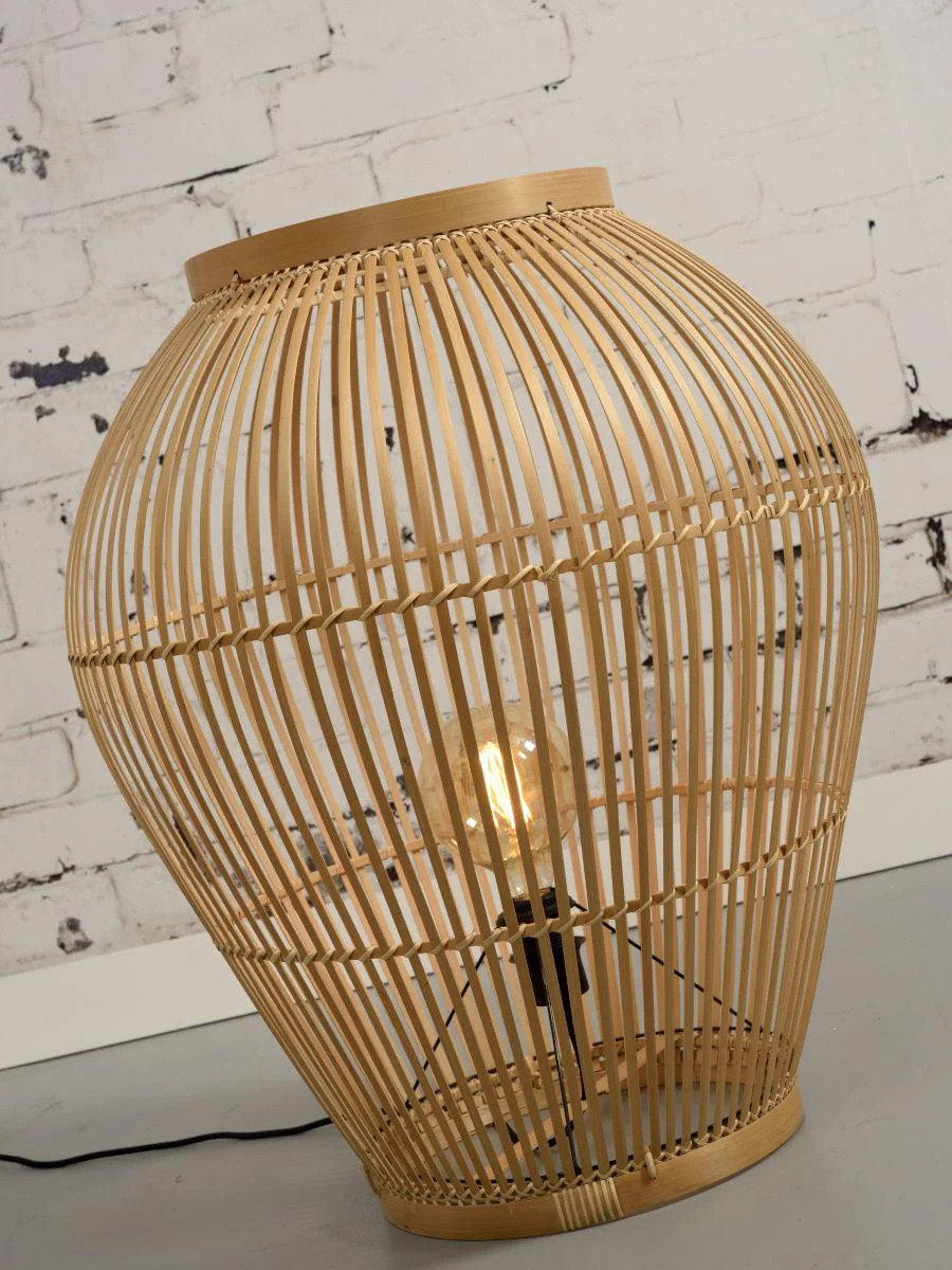 Tuvalu Bamboo Table Floor Light - Image 6