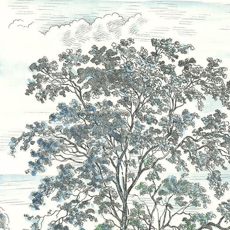 Highland Trees Mural Wallpaper - Image 5