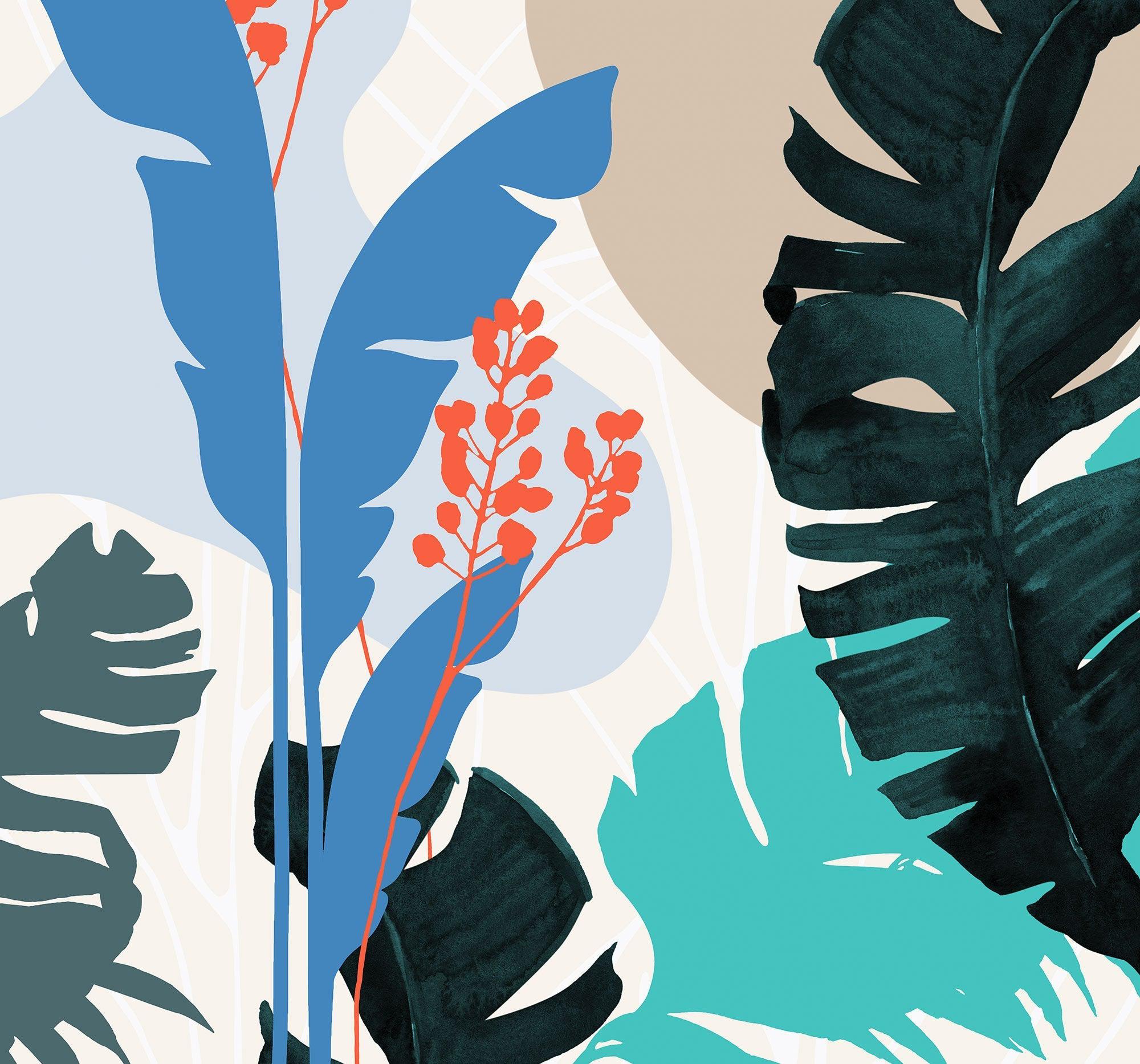 Vibrant Island Mural Wallpaper - Image 2