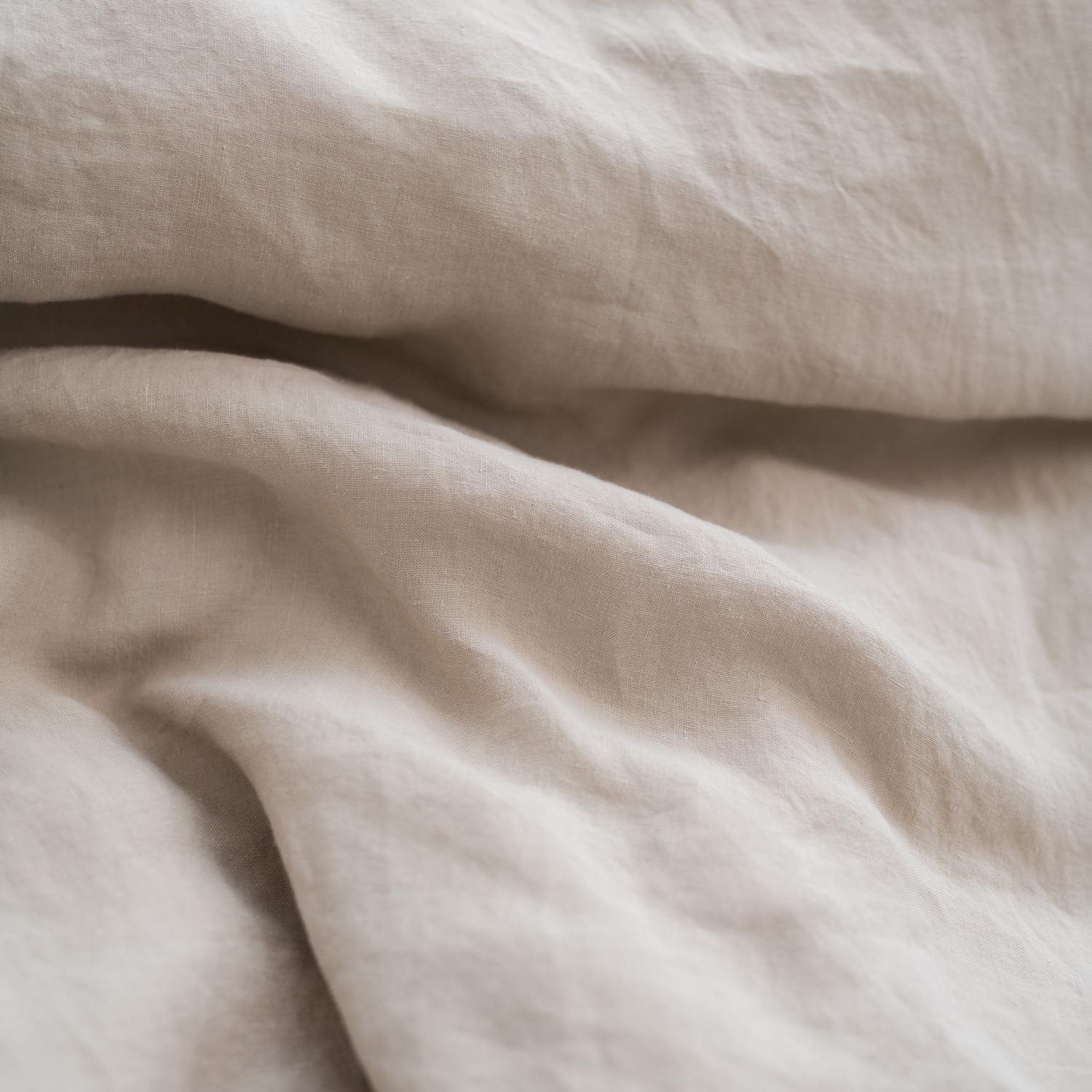 Warm Sand Hemp Duvet Cover - Image 10