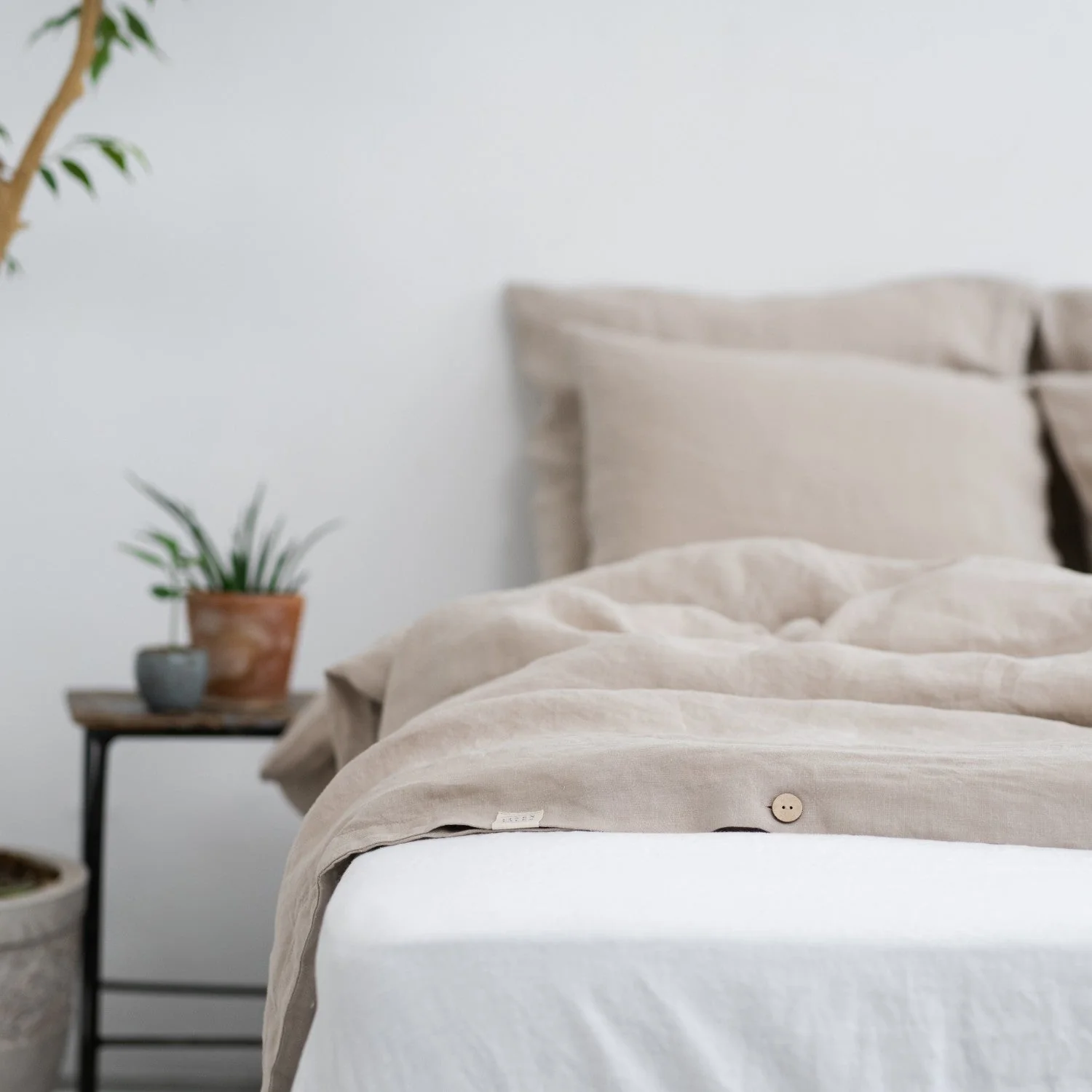Warm Sand Hemp Duvet Cover - Image 3