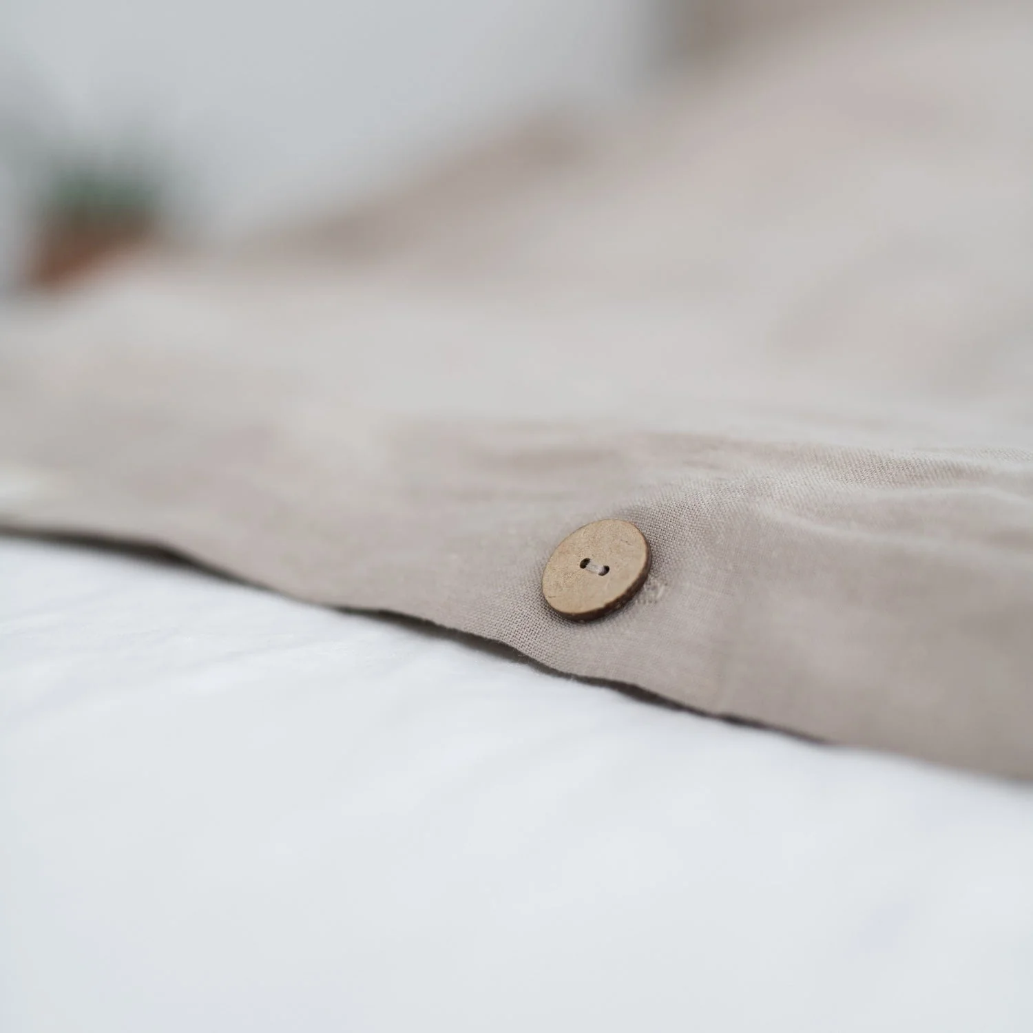 Warm Sand Hemp Duvet Cover - Image 7